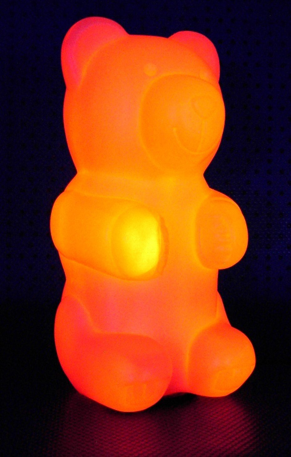 Lichtideen LED Dekolicht 3945 LED Leuchte Nikki Bär 12 Volt orange Höhe 31cm, LED Band Orange, Lichtideen / Orange