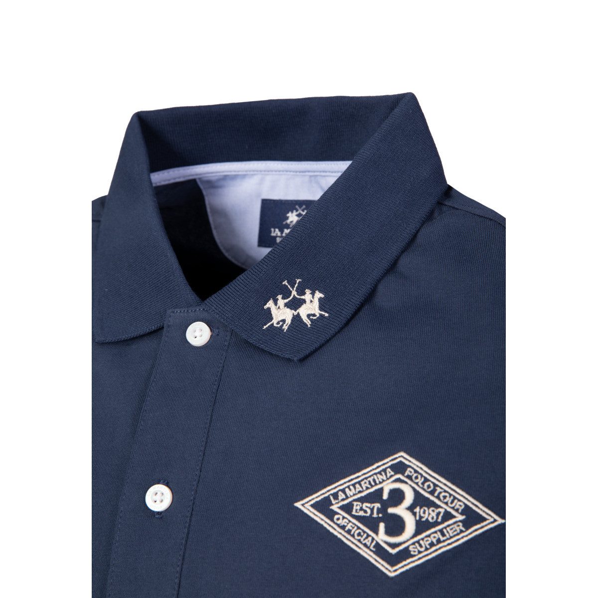 La Martina Poloshirt MCP301 Herren T-Shirt, Shirt, Poloshirt, Polohemd, Sportshirt