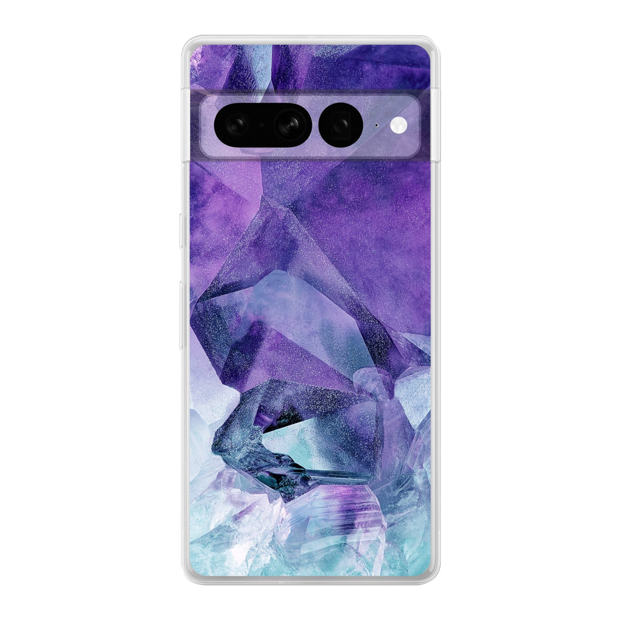 MuchoWow Handyhülle für Google Pixel 7 Pro Mineralien - Naturstein - Kristalle, Phone Case, Silikon, Schutzhülle Dünn