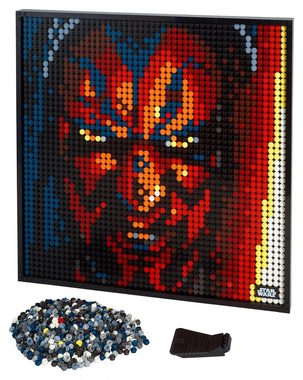 LEGO® Konstruktionsspielsteine LEGO Wall Art - Darth Vader, (Set, 3406 St)