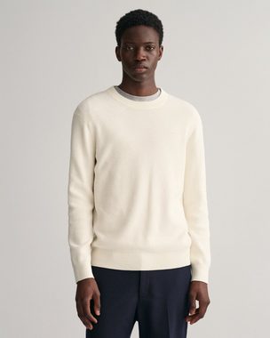 Gant Strickpullover COTTON WOOL RIB C-NECK