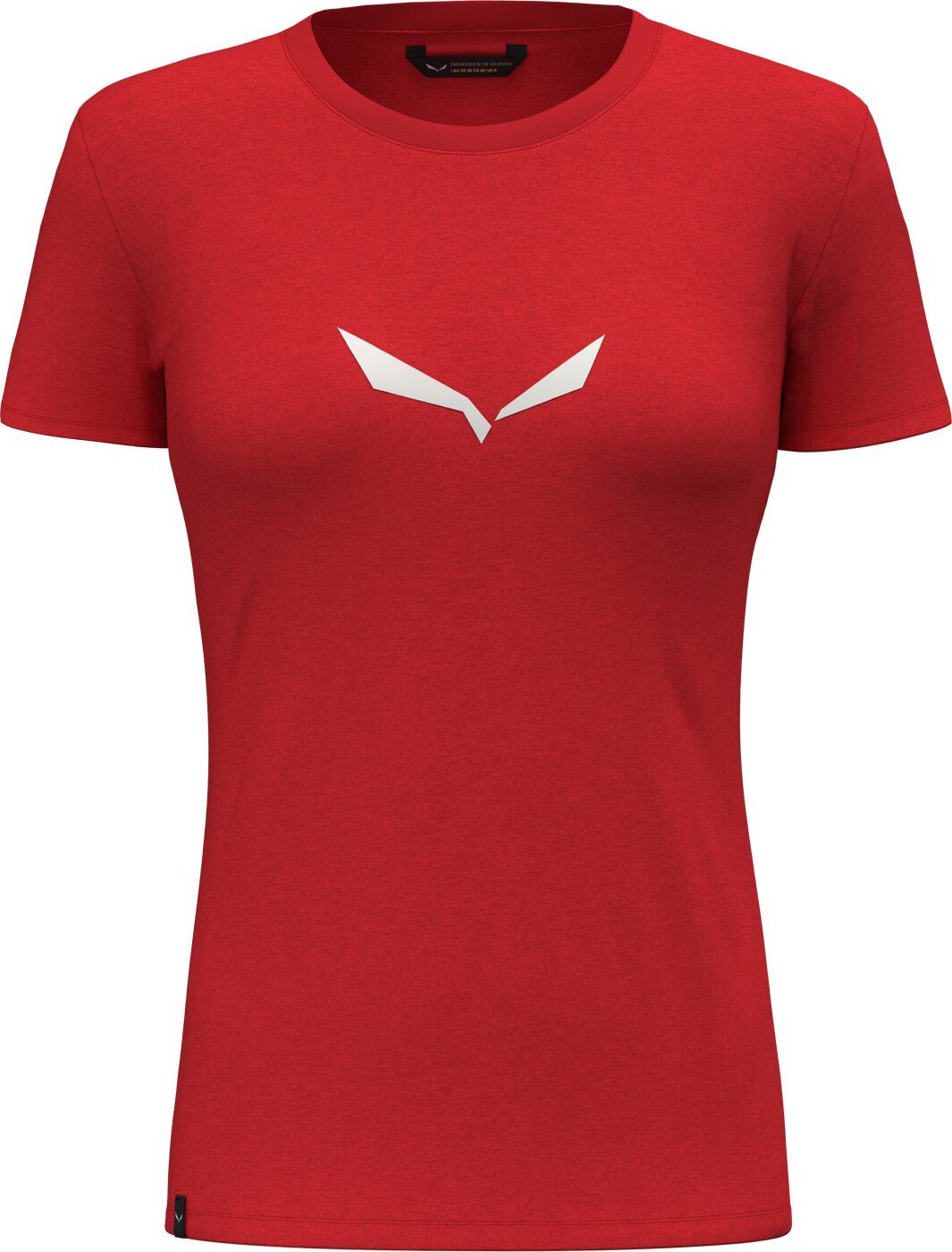 Salewa Funktionsshirt SOLID DRY W T-SHIRT. flame new logo