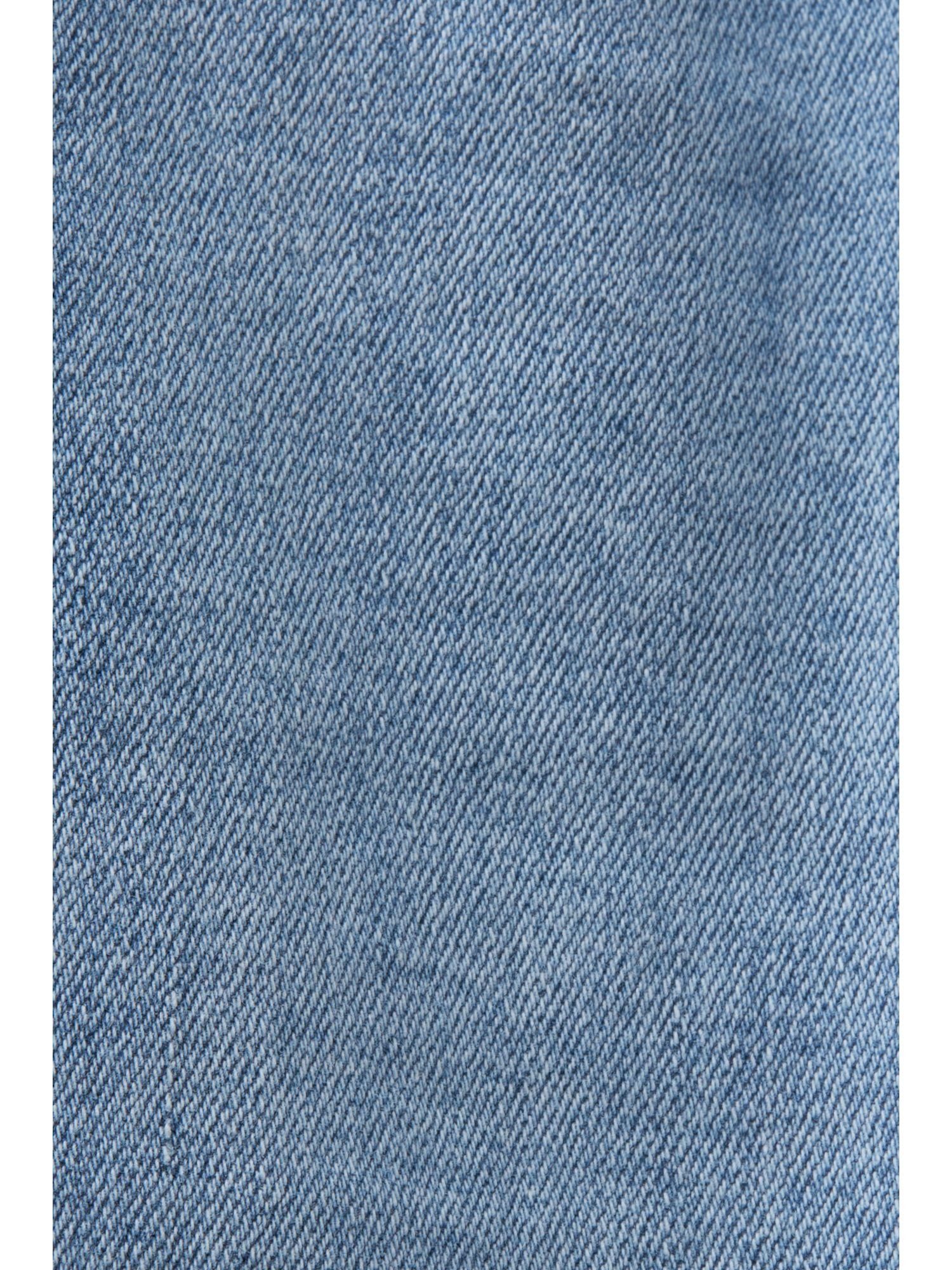 Jeans Esprit Skinny-fit-Jeans Washed mit Bio-Baumwolle LIGHT BLUE WASHED