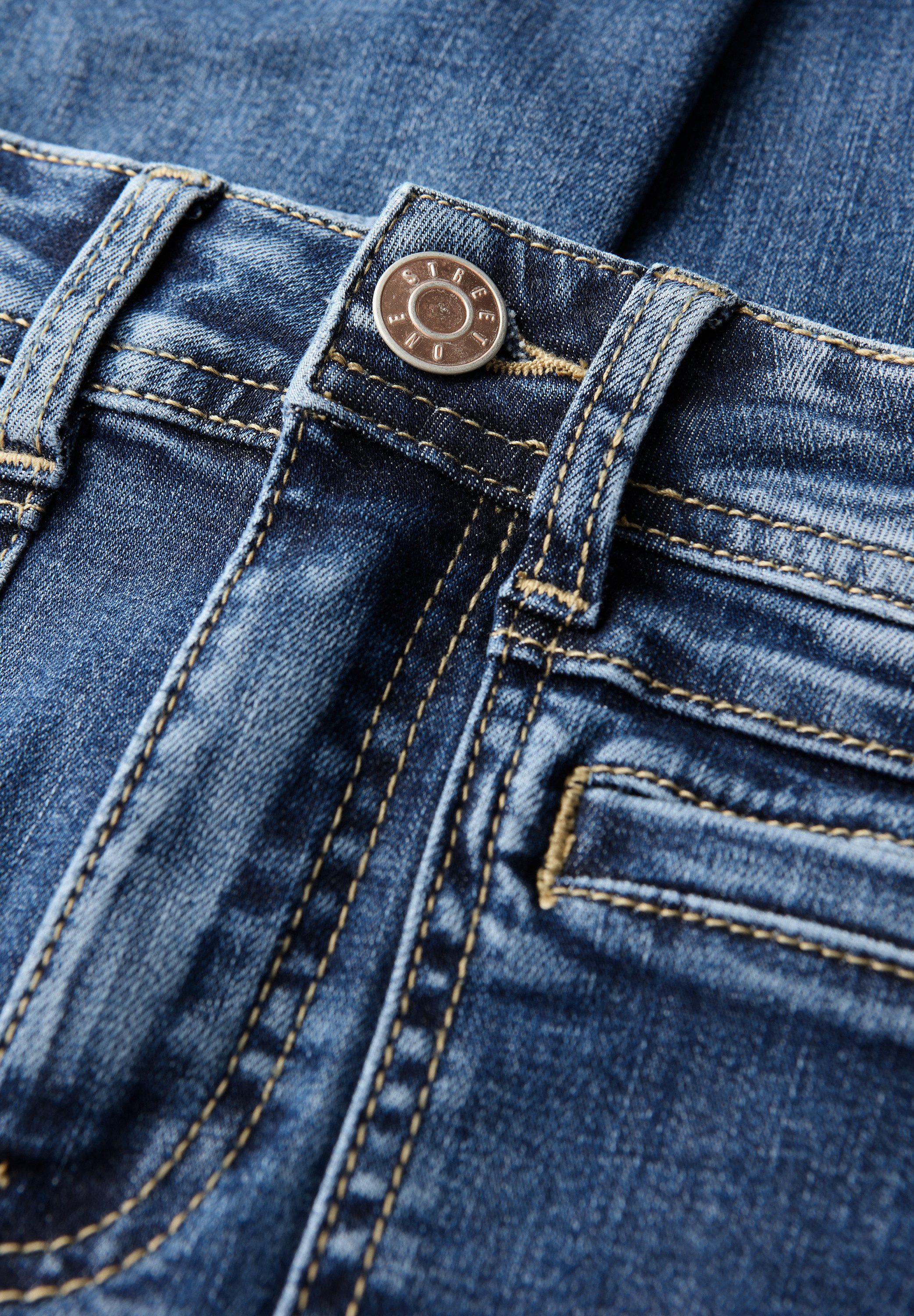 STREET ONE Slim-fit-Jeans High Waist