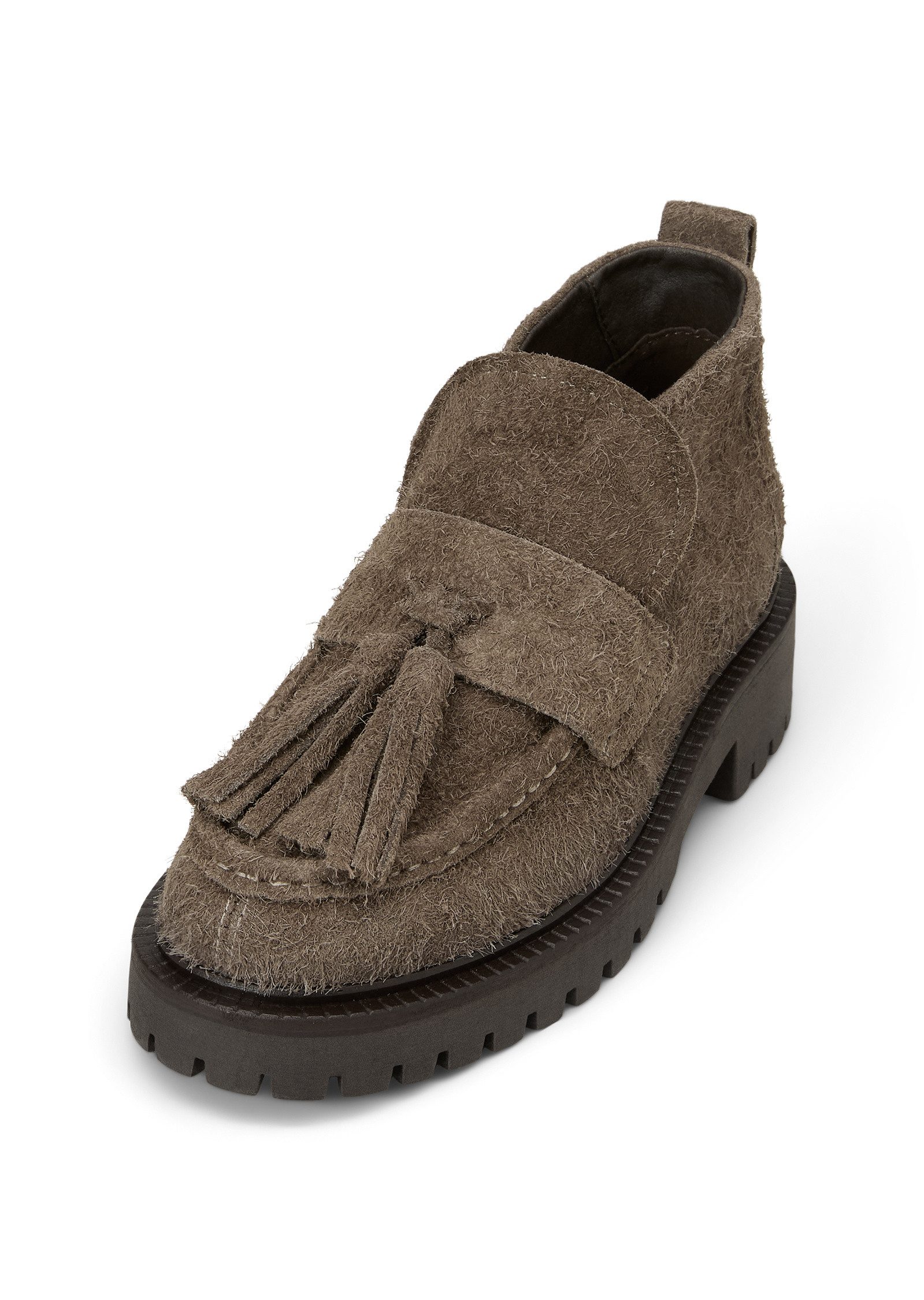 Marc O'Polo aus geöltem Veloursleder Stiefelette