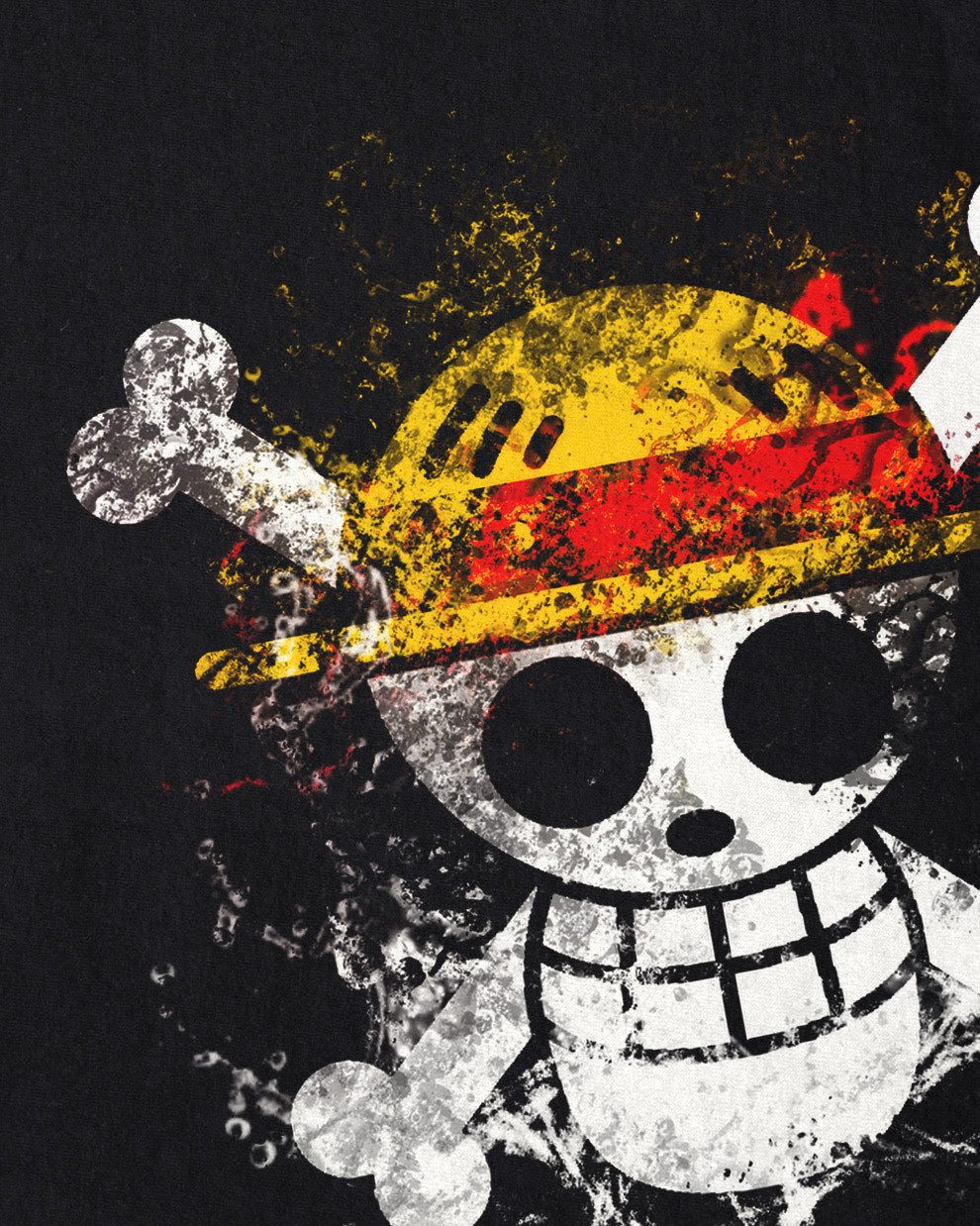 style3 T-Shirt one piece ruffy luffy monkey d strohhutbande strawhats jolly roger