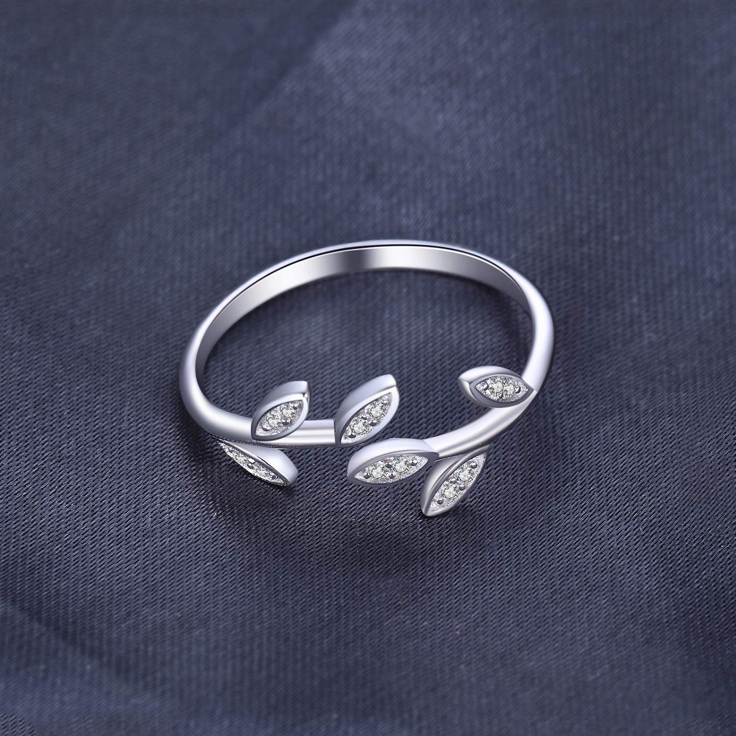 POCHUMIDUU Fingerring S925 Sterling Ring, 925er Olivenzweig für aus Sterlingsilber Silber Frauen Frauen Silberschmuck