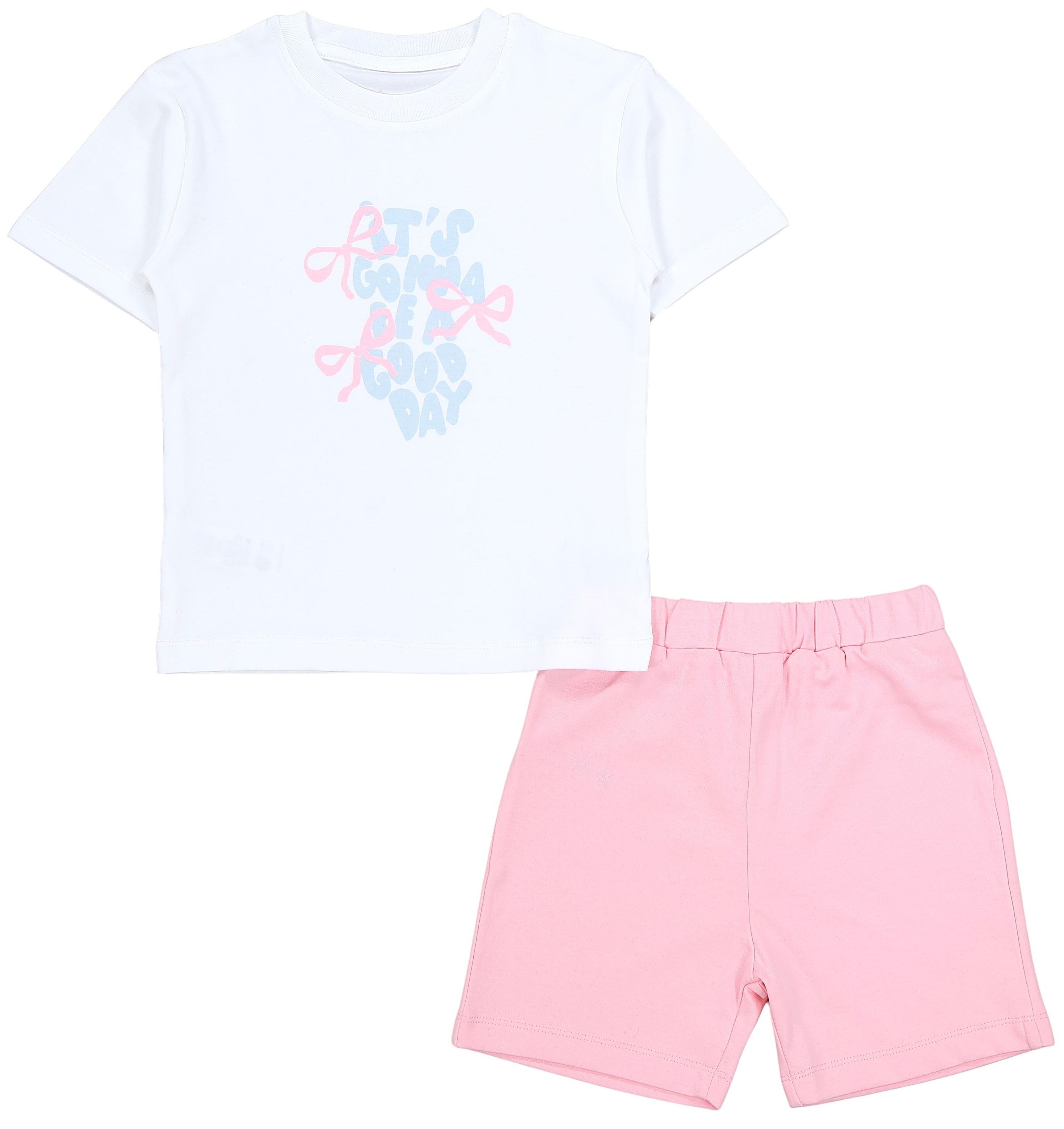 TupTam Schlafanzug TupTam Kinder Mädchen Kurzarm Pyjama Schlafanzug Set 2-teilig