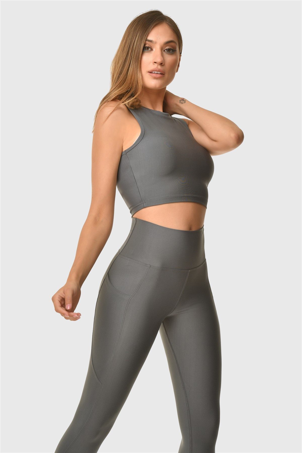 Superstacy Leggings Hoch taillierte Leggings mit Tasche