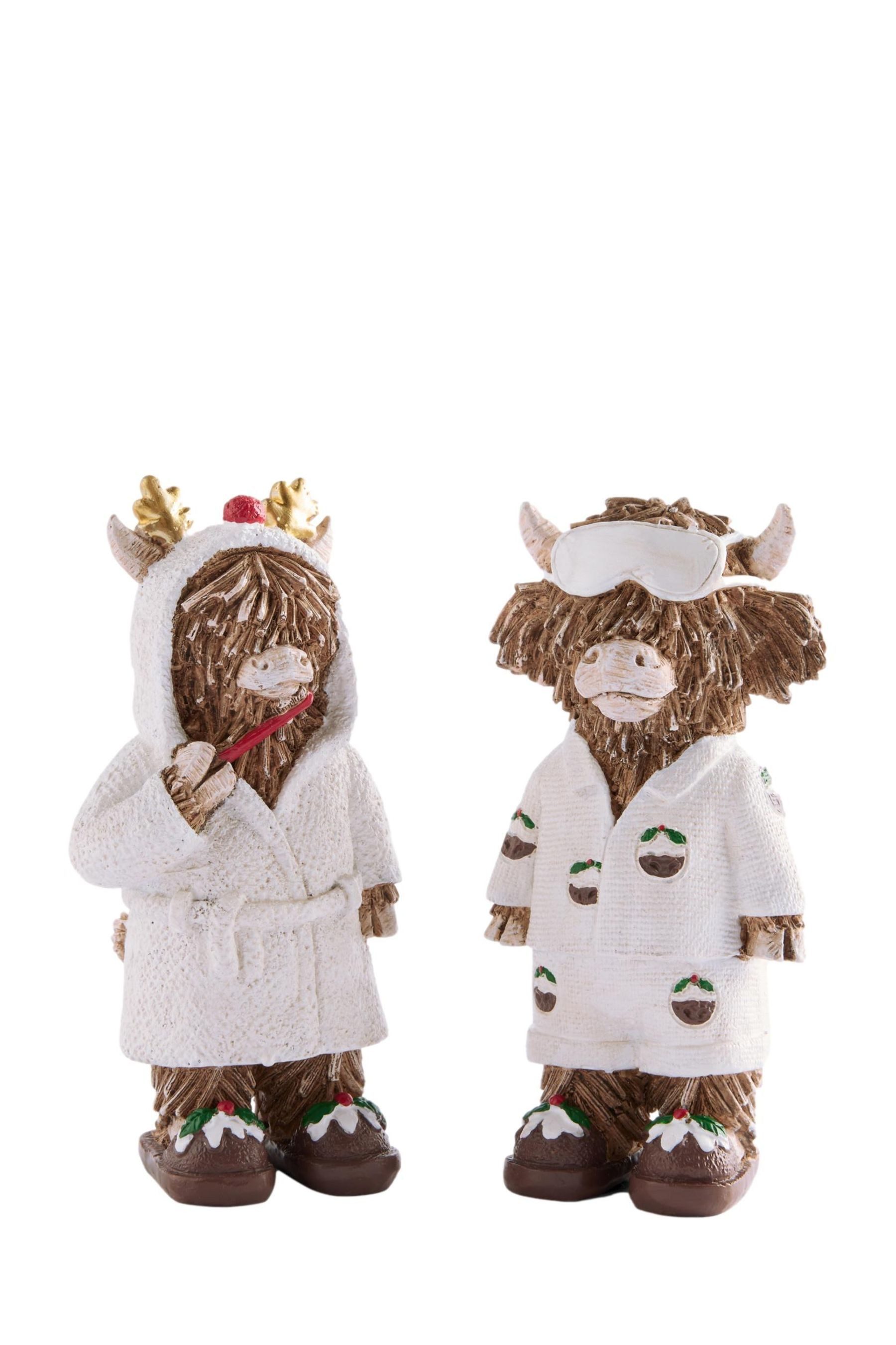 Next Dekofigur Hamish-Ornamente im 2er-Set, Christmas Pudding günstig online kaufen