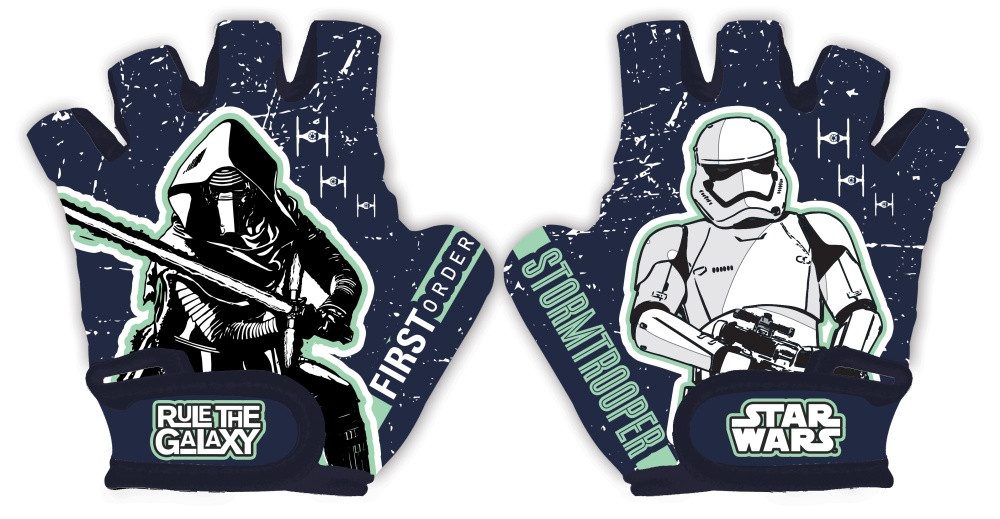 Seven Polska Fahrradhandschuhe Disney"Stormtrooper", Размер S, fingerloser Schutz-Handschuh
