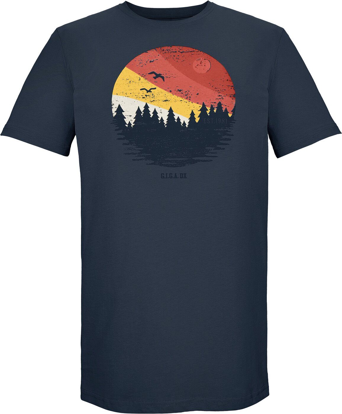T-Shirt GS 48 MN TSHRT dunkel stahlblau