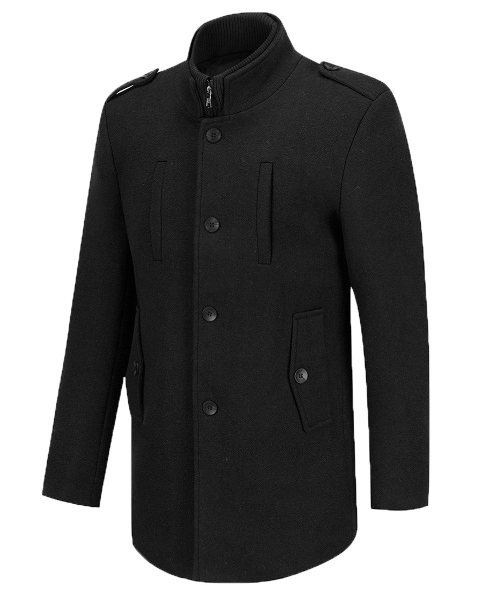 Allthemen Wollmantel Herren Kurzer Wintermantel mit günstig online kaufen