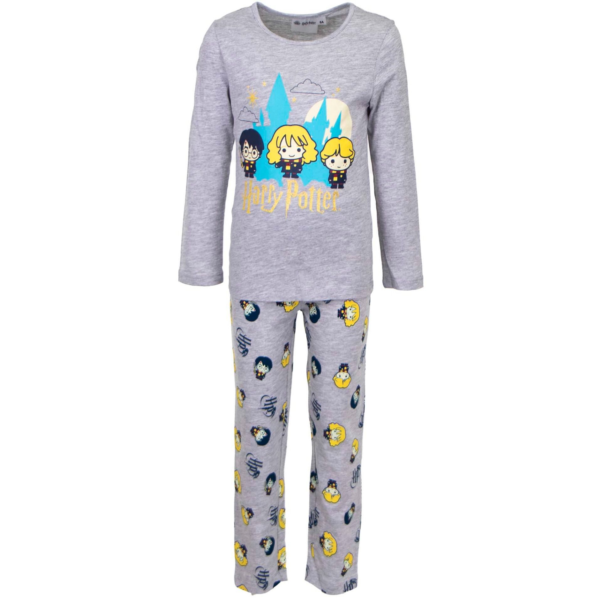 Harry Potter Pyjama Nachtwäsche Schlafanzug aus Baumwolle Pyjama-Set für Kinder