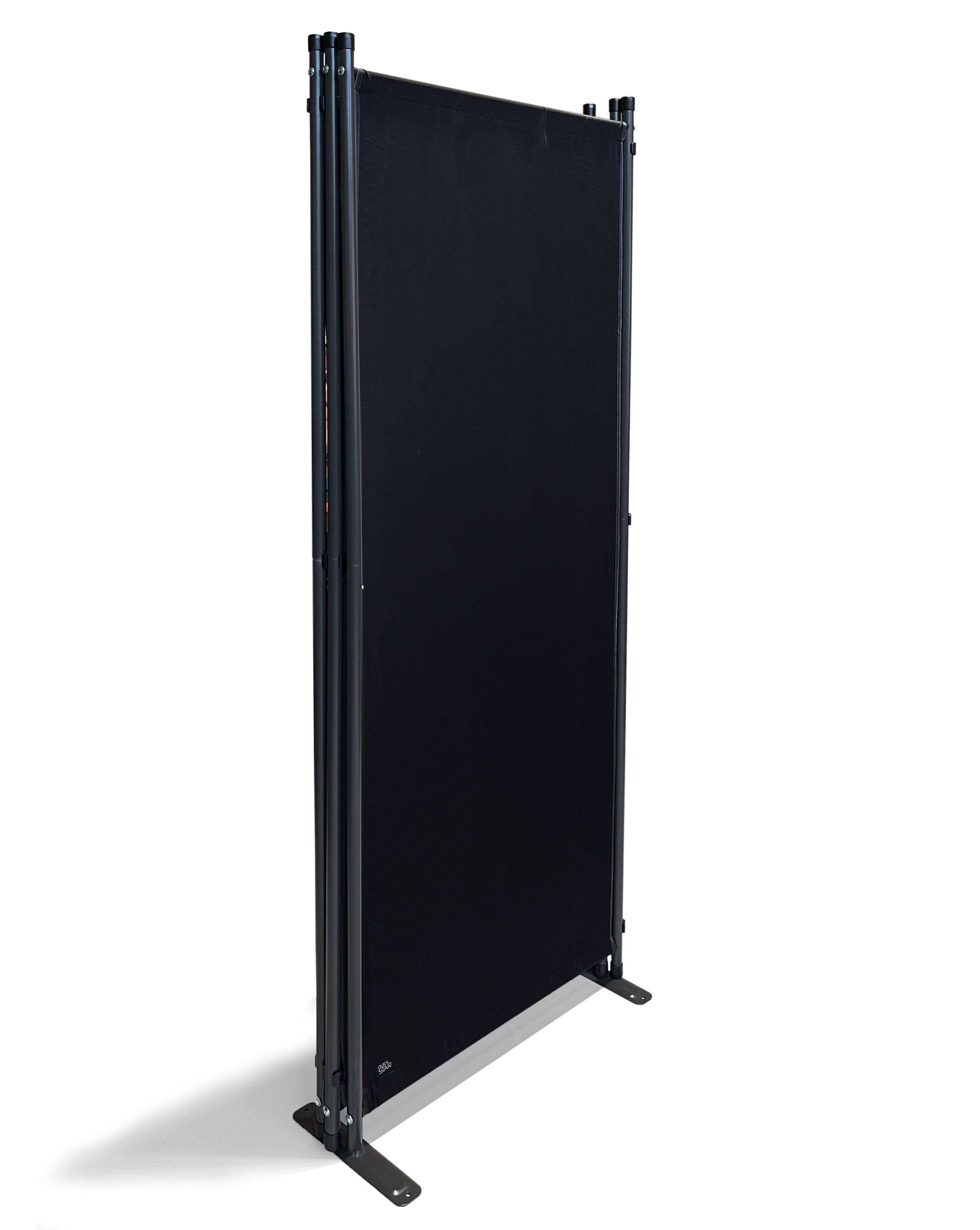 Quick Star Paravent Paravent 3tlg. 170x165cm Schwarz günstig online kaufen