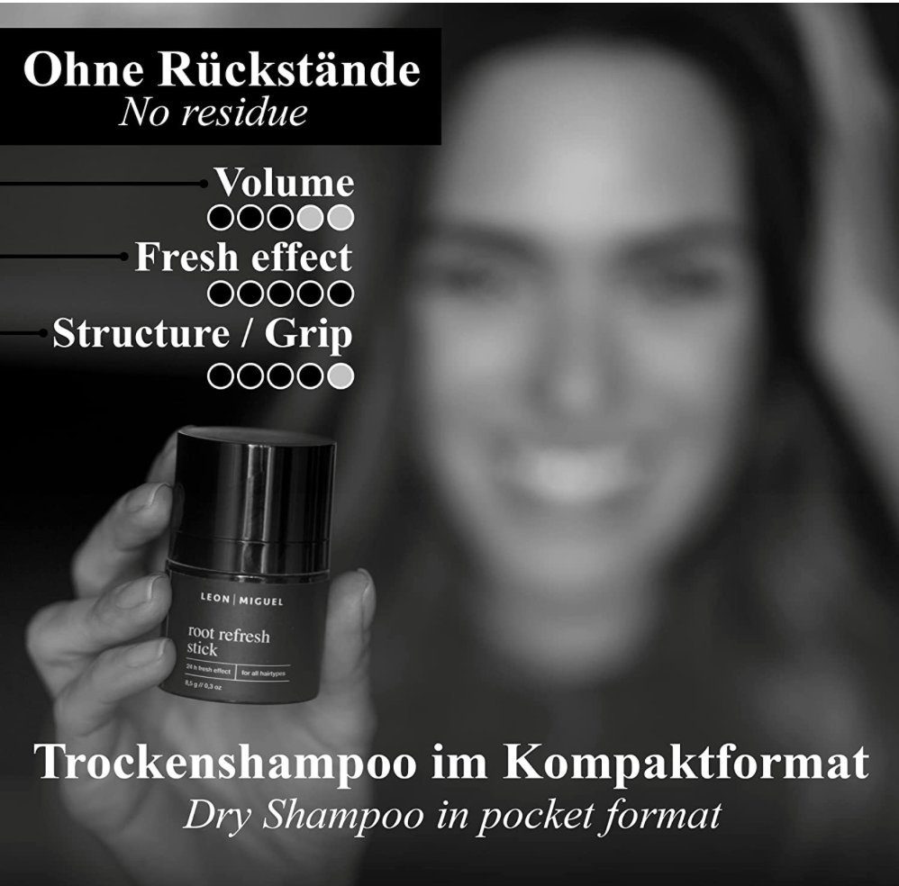 Trockenshampoo Leon Haare Trockenshampoo Stick Root - Miguel deine für Refresh