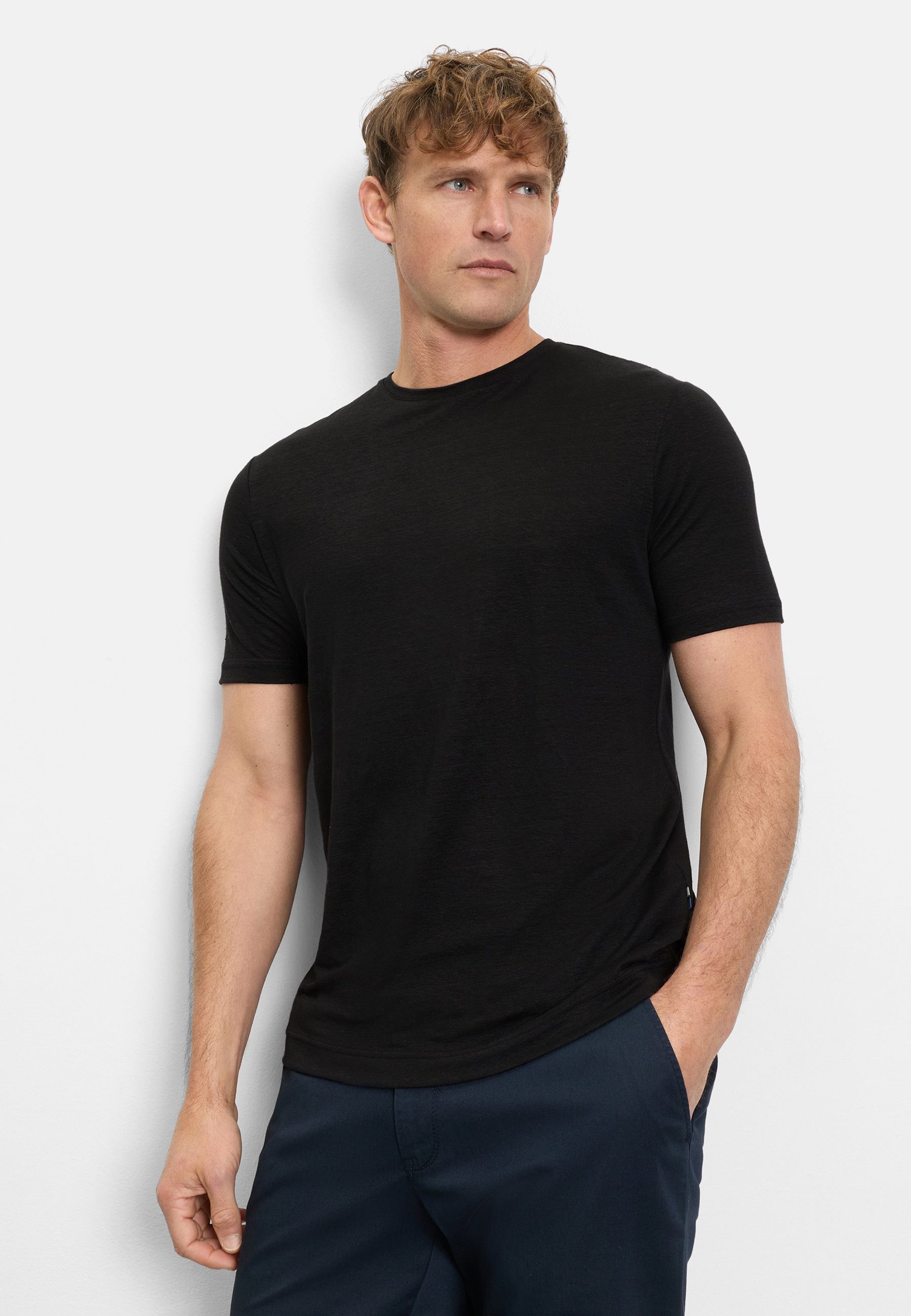 OLYMP T-Shirt OLYMP Casual Wirk, T-Shirt