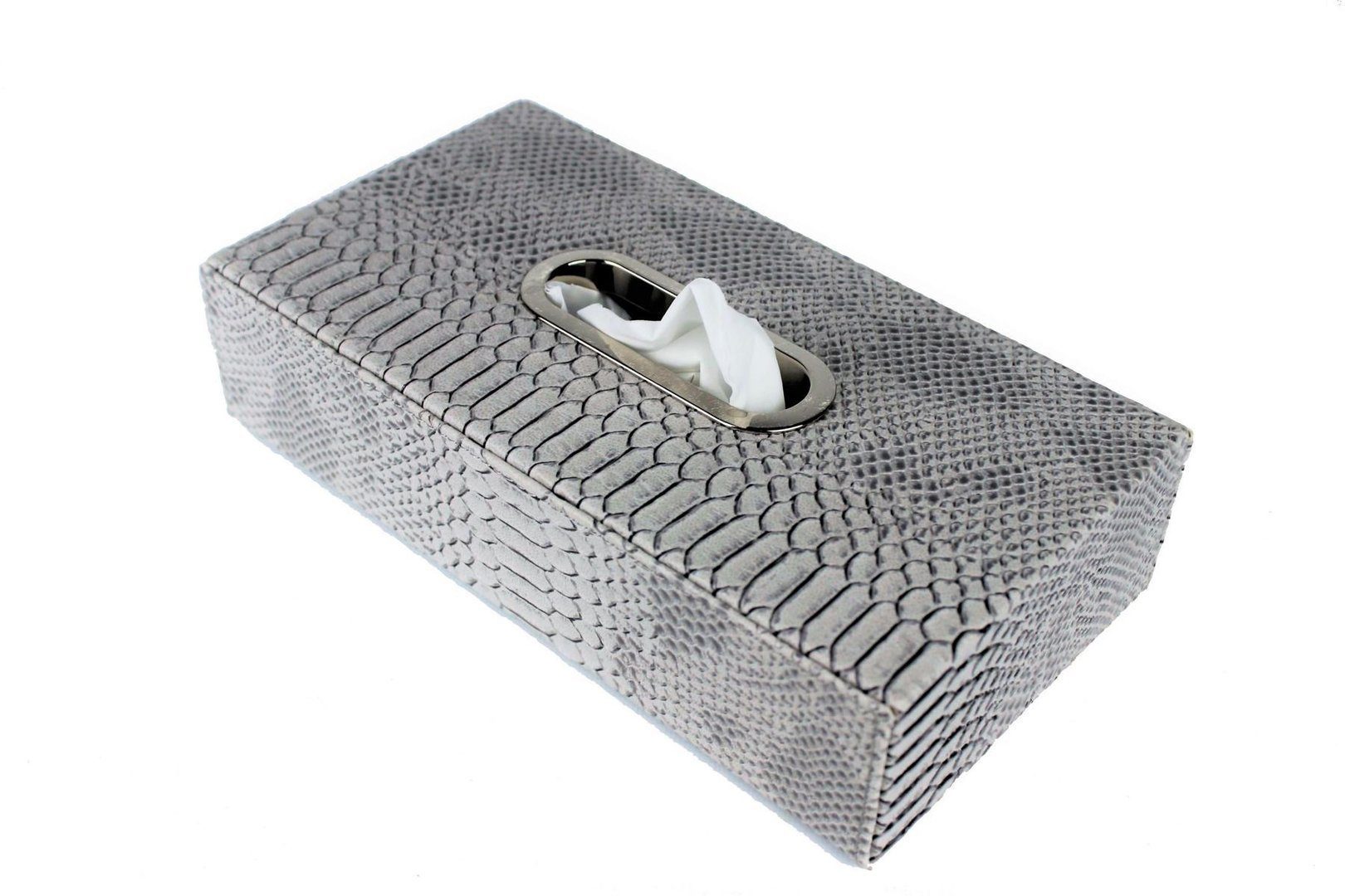 Thumbnail - Signature Home Collection Papiertuchbox Papiertuchbox Kroko Kunstleder für Taschentücher