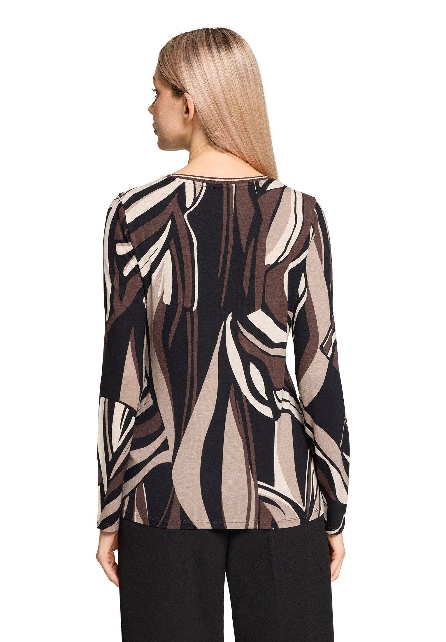 Betty Barclay Kurzarmshirt Damen mit Rippbündchen (1-tlg)