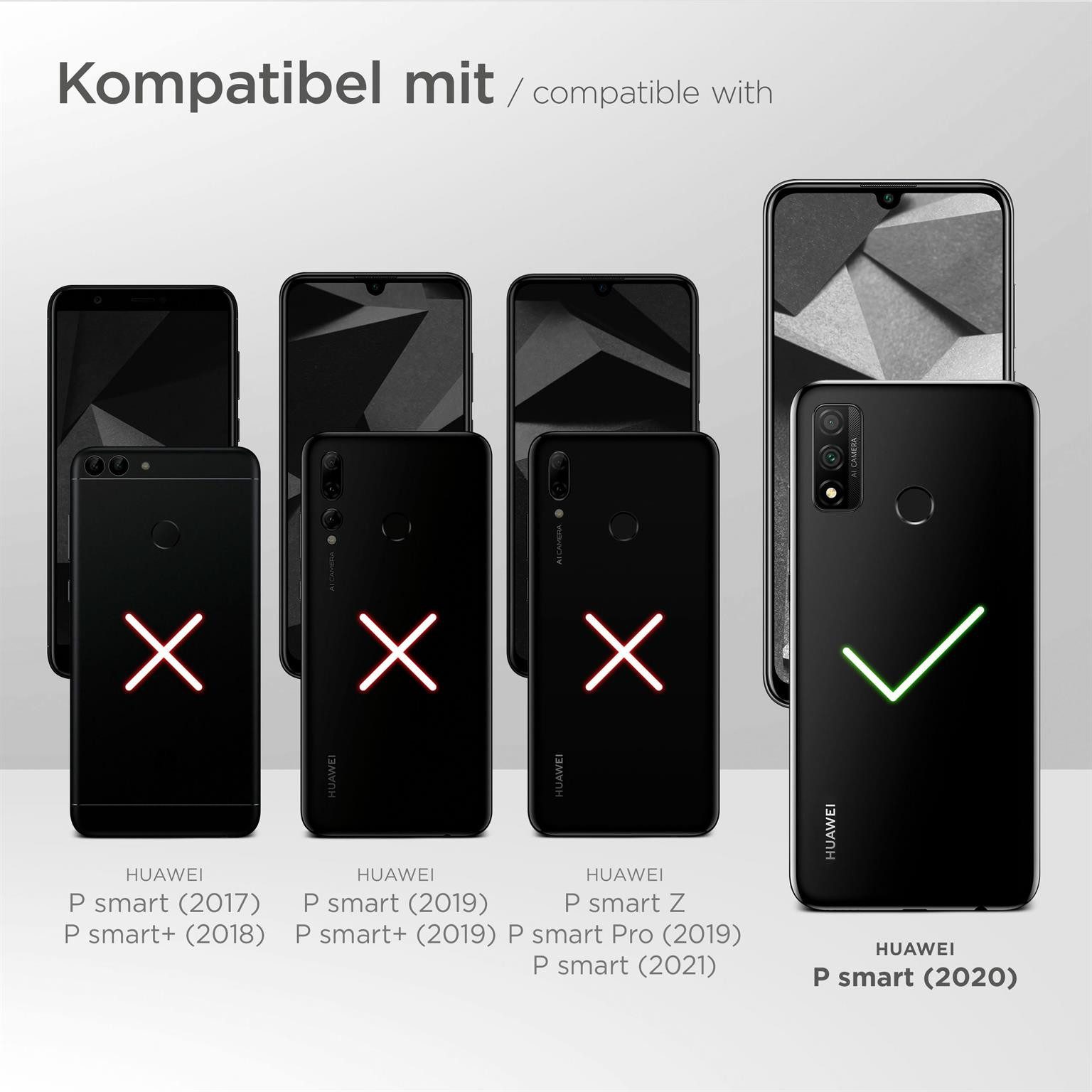 moex Handyhülle moex® Alpha Case für Huawei P smart 2020, Hülle ultra dünn, Hardcase Back Cover, Schutzhülle Minimalistisch