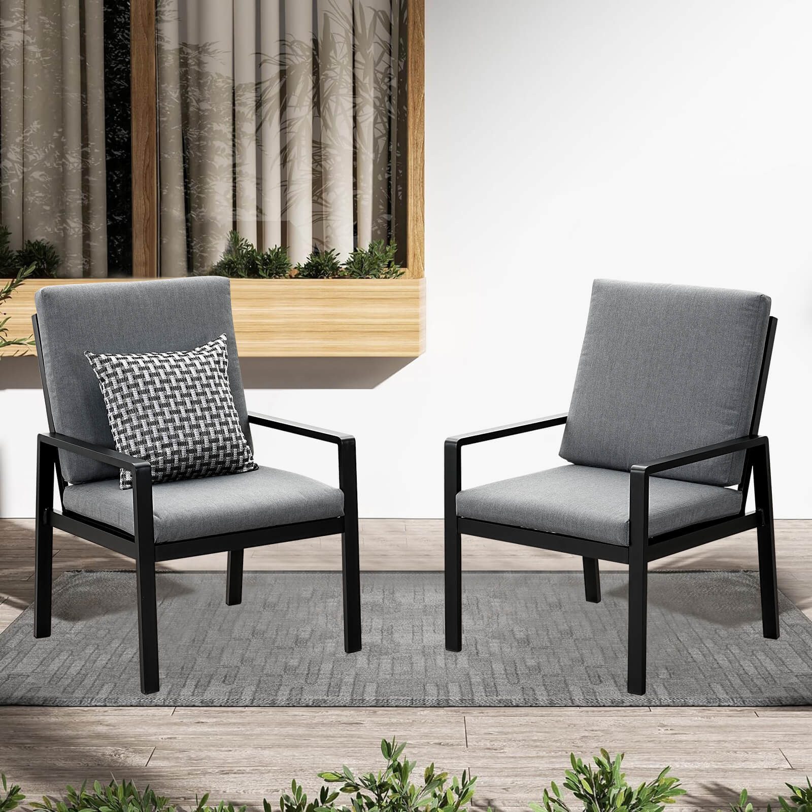 MeXo Gartenlounge-Set Alu Gartenmöbel-Sets, (Aluminium-Gartenlounge, 2-tlg. günstig online kaufen