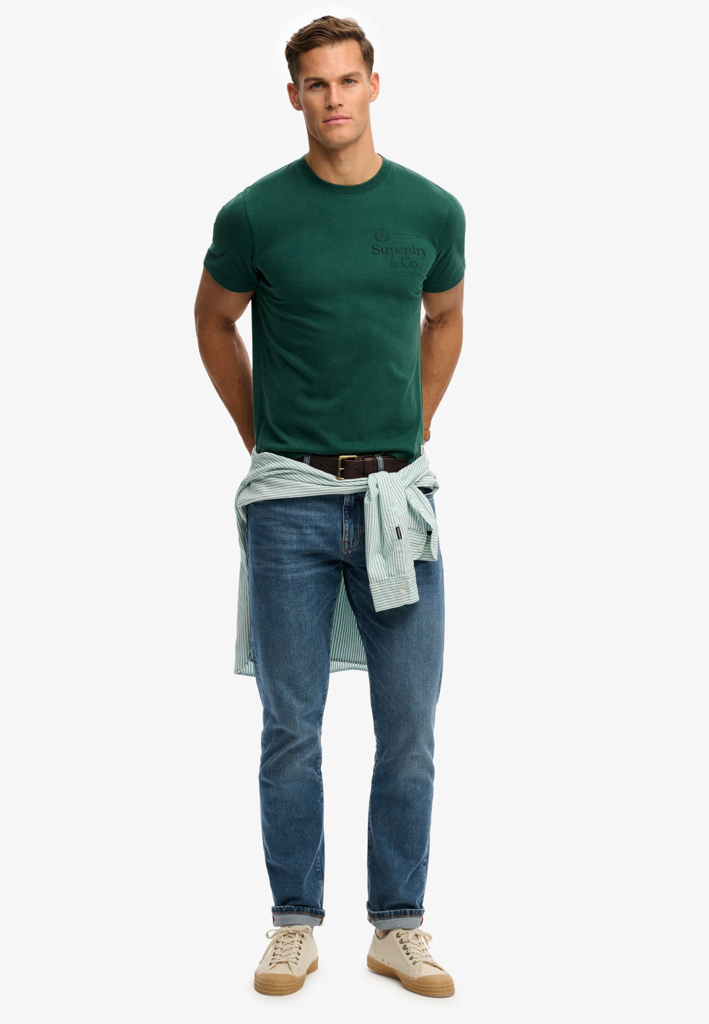 Superdry Rundhalsshirt 1954 Company Relaxed Tee Baumwolle, relaxed fit – Bild 5 von 5
