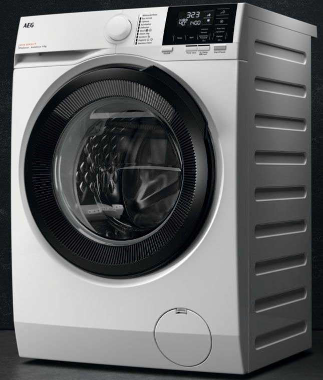 Energie LR6D60490 Wasser bis 9 40% AEG Zeit, 914915144, kg, - ProSense® U/min, Mengenautomatik​ und spart Waschmaschine 1400