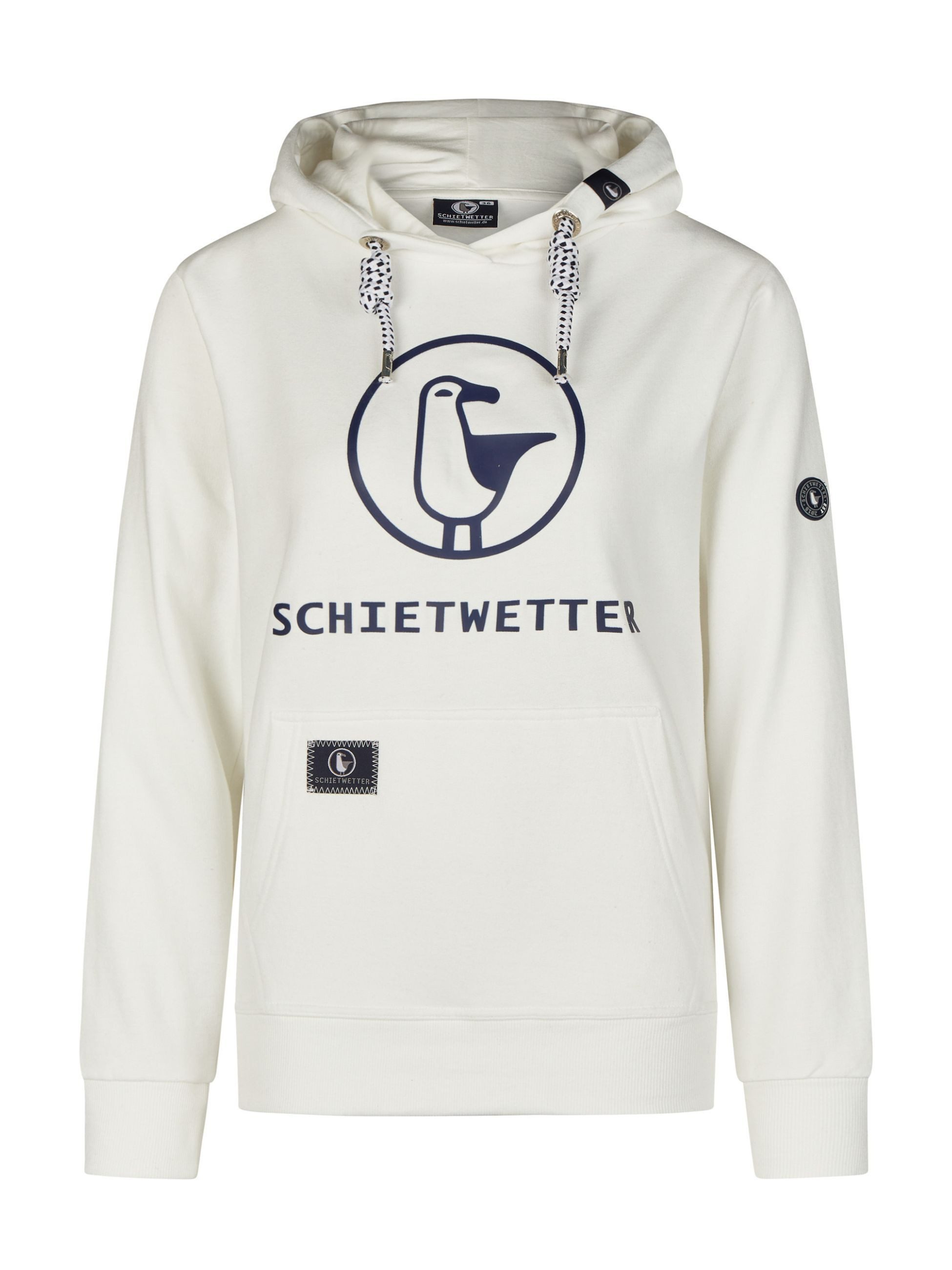 Kapuzenpullover Damen Hoodie Gerti modisch, kuschelig