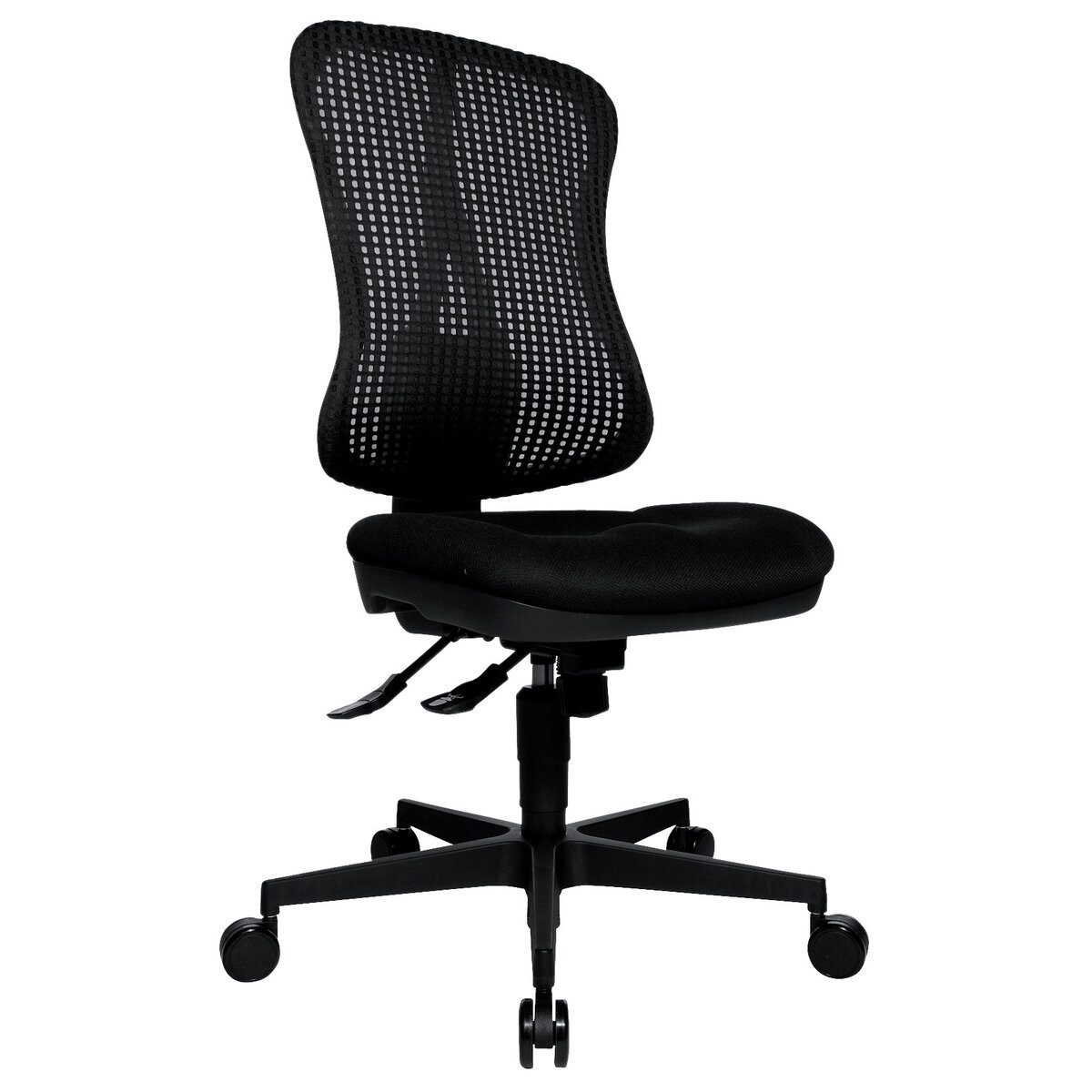 TOPSTAR Drehstuhl Bürodrehstuhl Head Point SY ohne Armlehnen - schwarz Sicherheitsdoppel