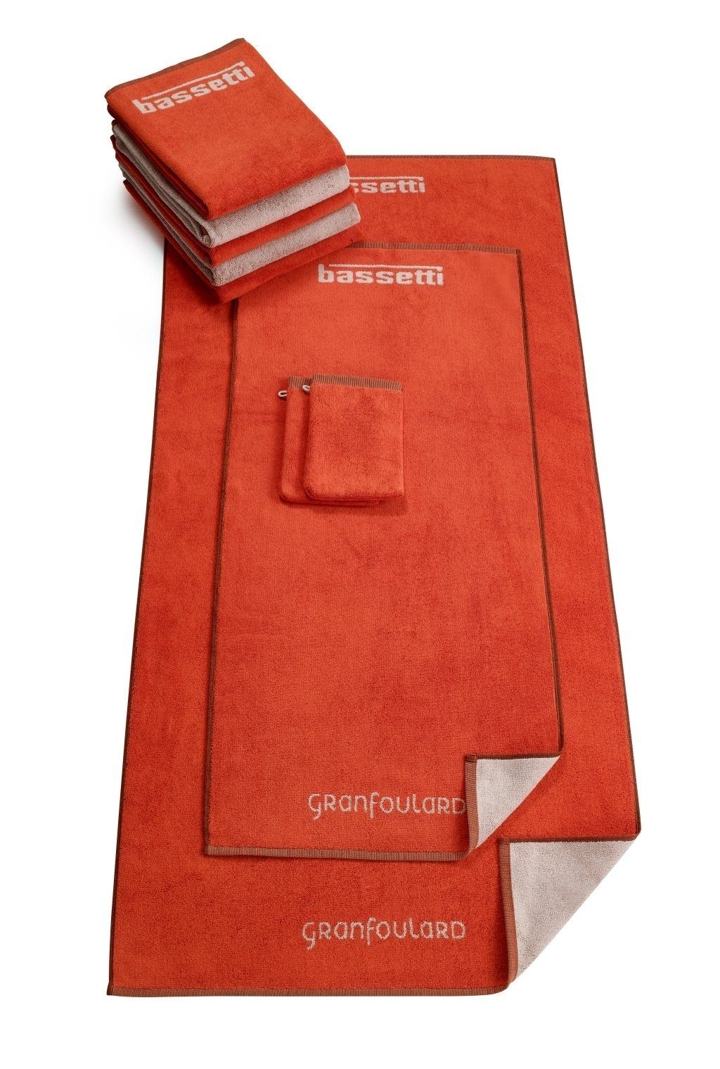 Bassetti Duschtuch SHADES, (1-St), mit Wendedesign