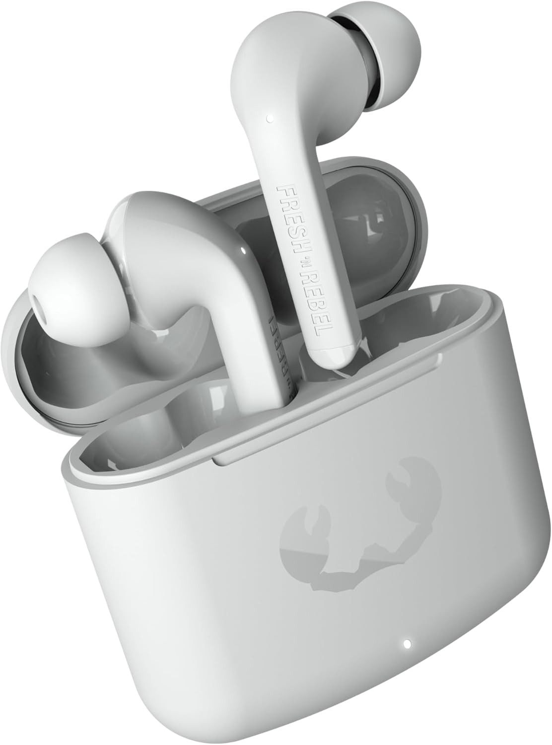 Fresh 'n Rebel True Wireless Kopfhörer mit Touch Steuerung & Mikrofon In-Ear-Kopfhörer (Mit integrierter Touch Steuerung lassen sich Musik, Lautstärke und Anrufe einfach und schnell bedienen., Bluetooth Headset mit 30h Akku, Sprachassistent und klarem Sound)