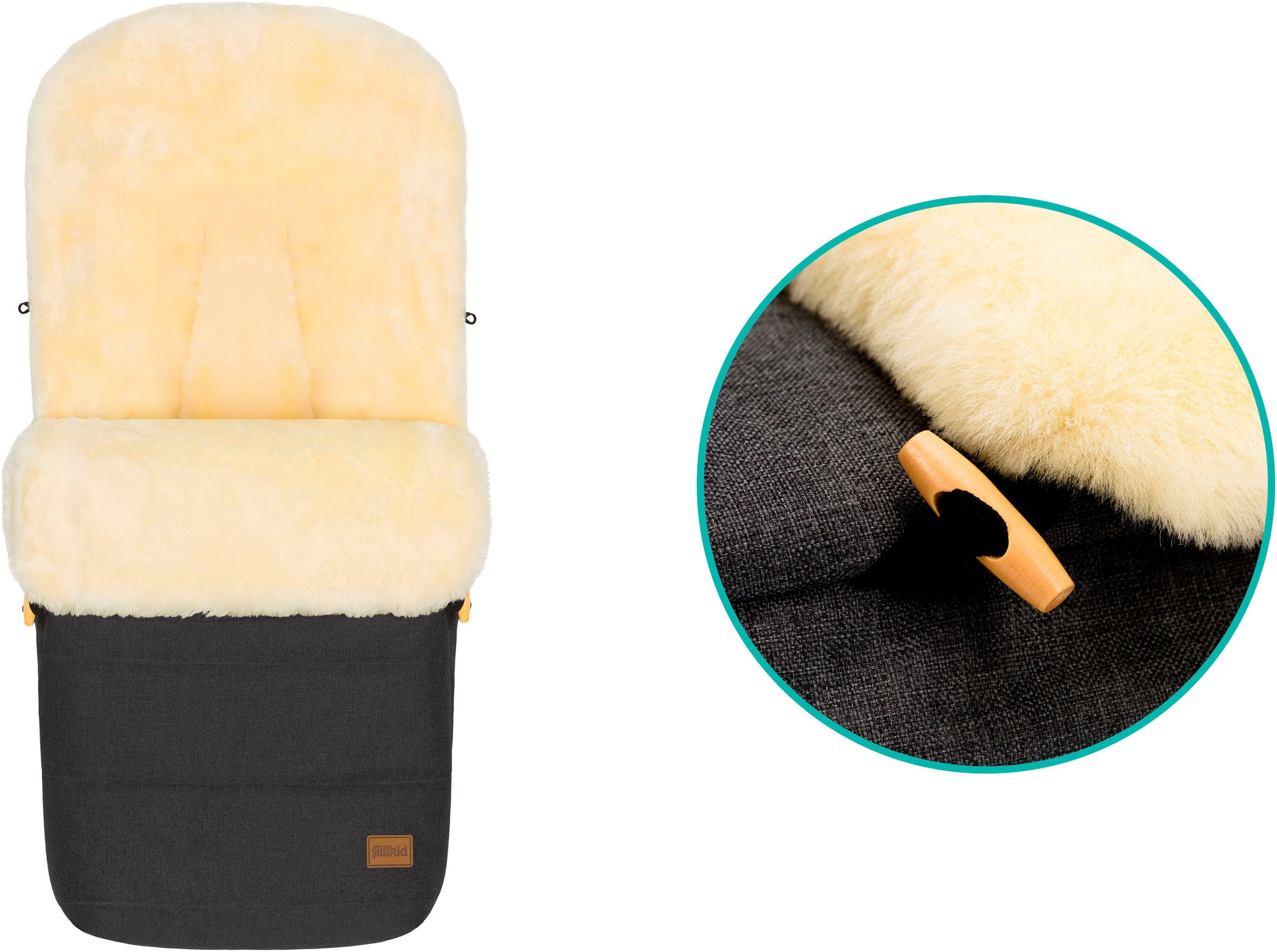 Fillikid Fußsack Bernina Winterfußsack