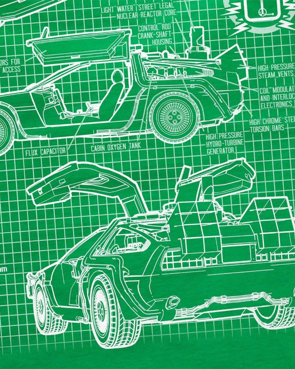 style3 T-Shirt Delorean DMC-12 zurück in günstig online kaufen