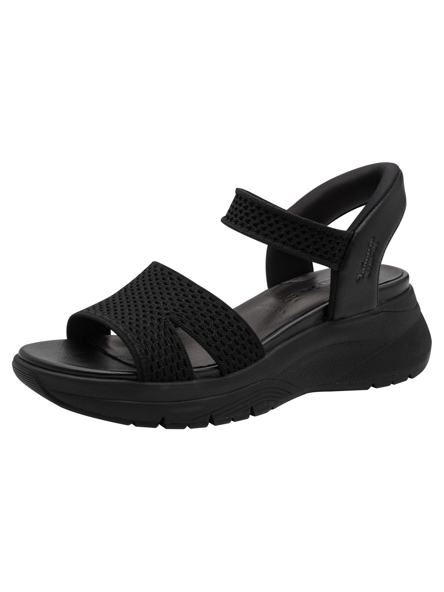Tamaris WIDE FIT STEP IN, comfortFit Frauen kein Absatz Plateausandaletten comfortFit