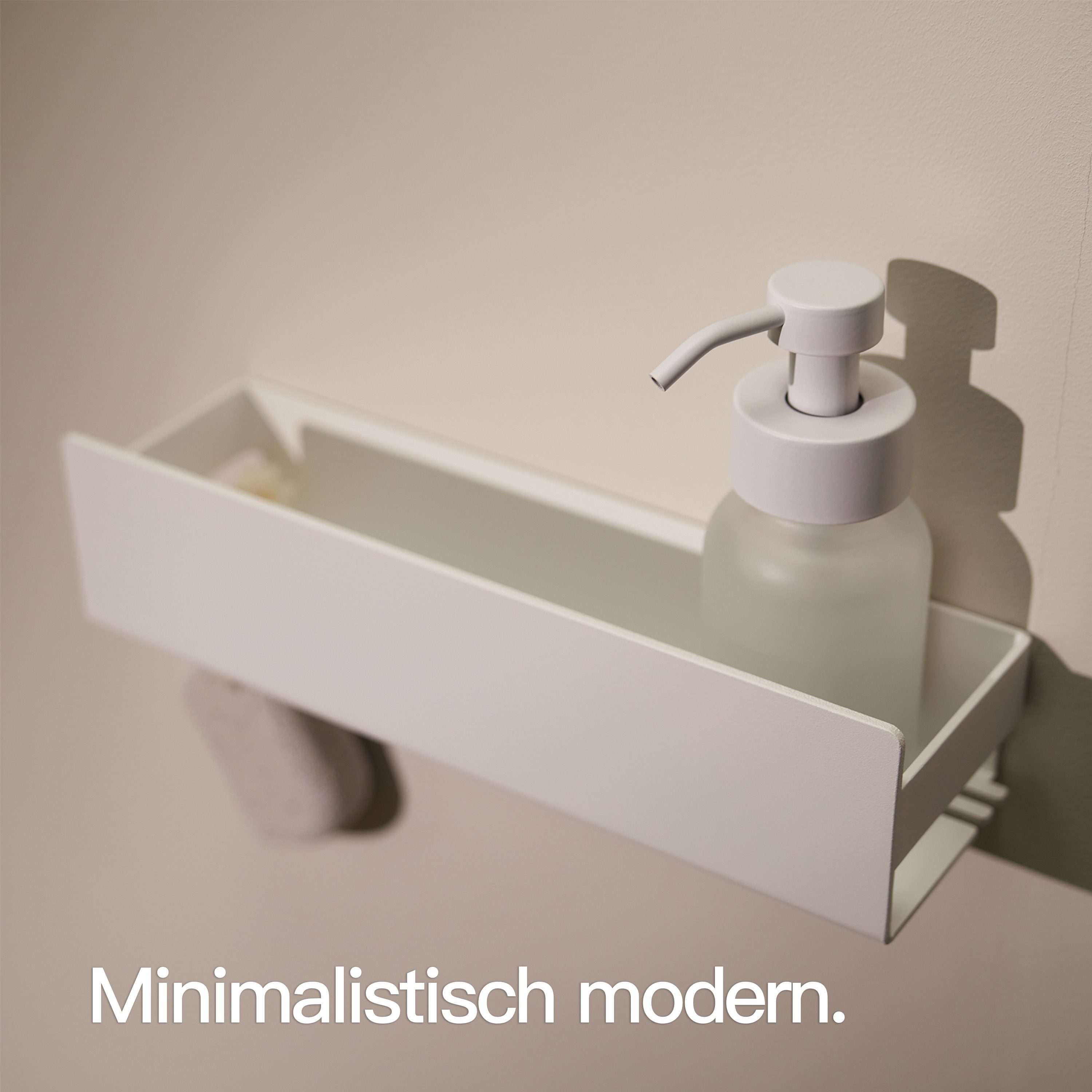 Designfabrik Hamburg Duschablage ohne Bohren, Badezimmer Regal, Badregal, D günstig online kaufen