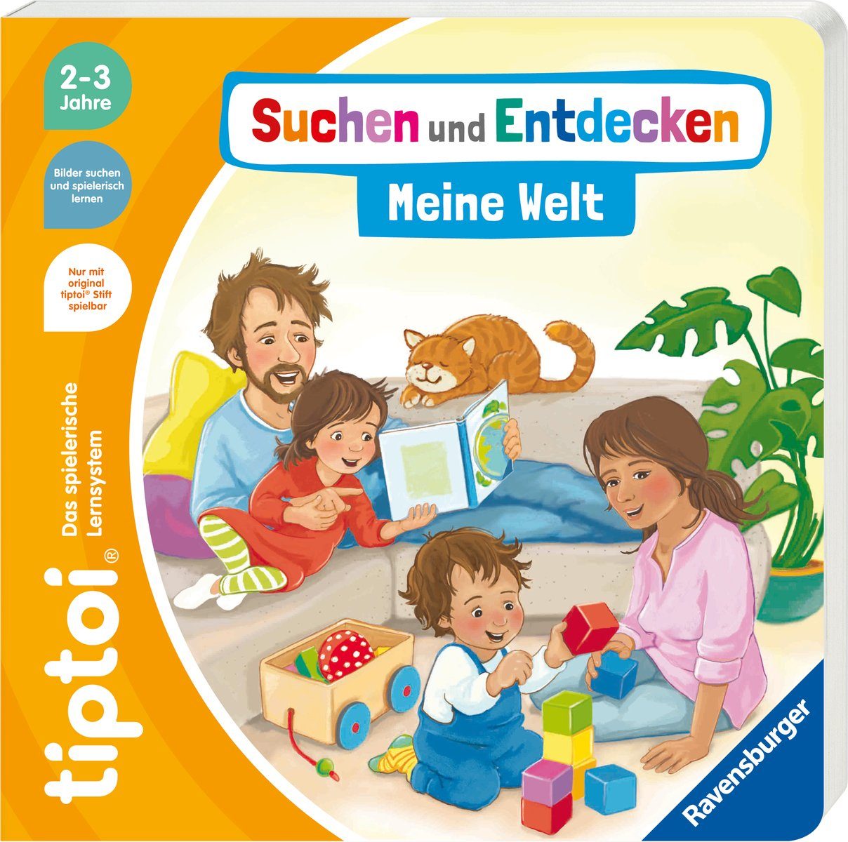 Ravensburger Spiel tiptoi® Starter-Set: Stift und Bilderbuch Meine Welt, Made in Europe