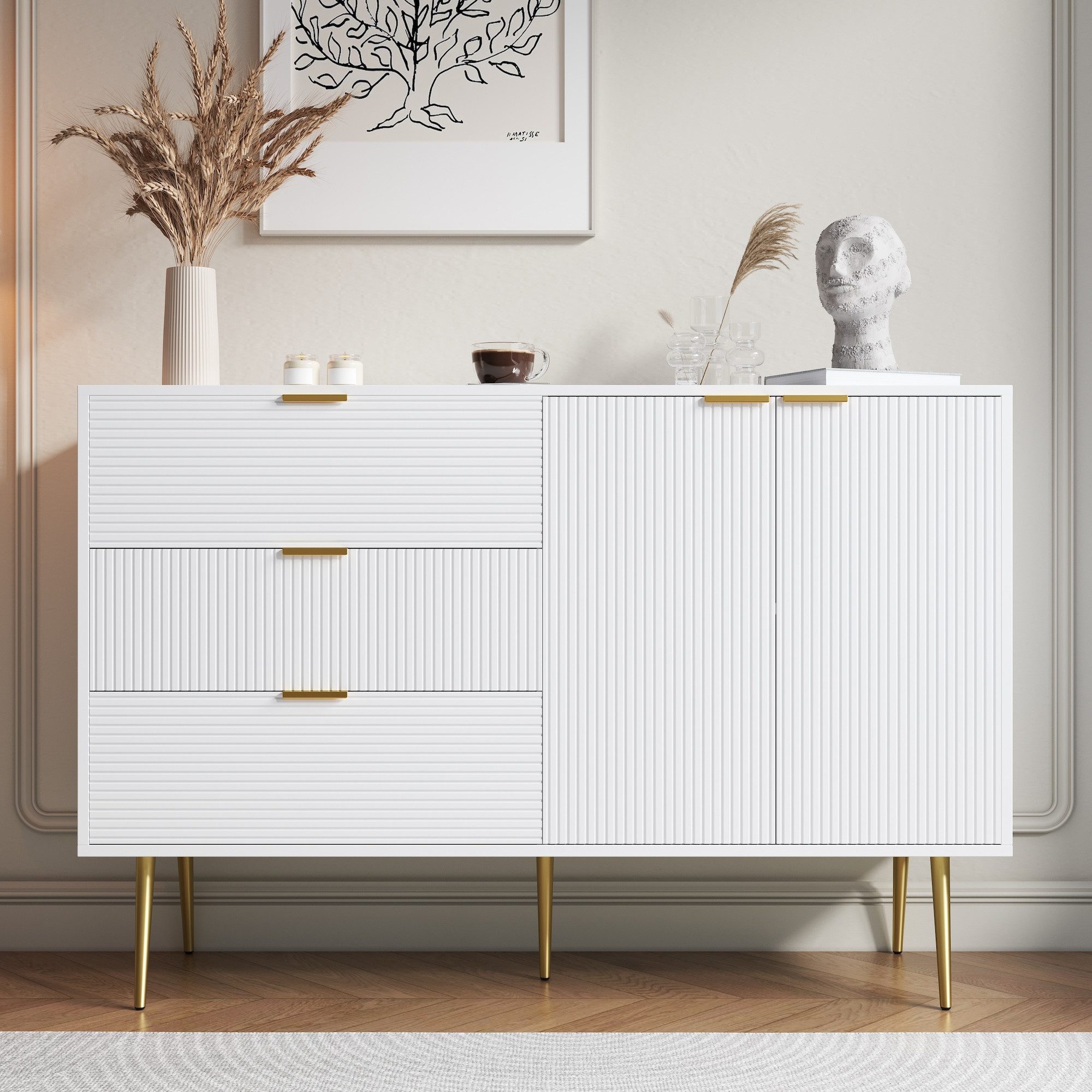 SOFTWEARY Sideboard, Breite 120 cm günstig online kaufen