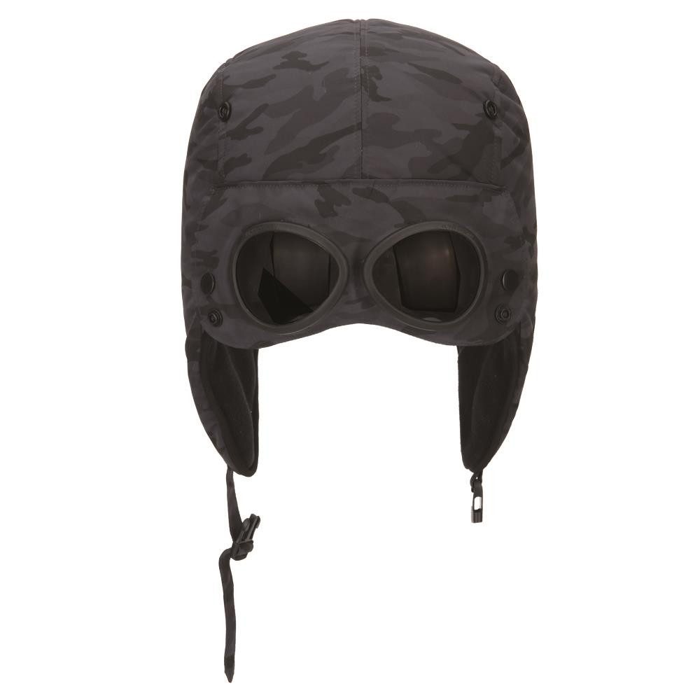 Actionfox Skimütze Goggle Mütze – Wintermütze mit integrierter Brille für Ski & Outdoor Integrierte Goggle-Brille, wind- und kälteschützend, mit Fleecefutter