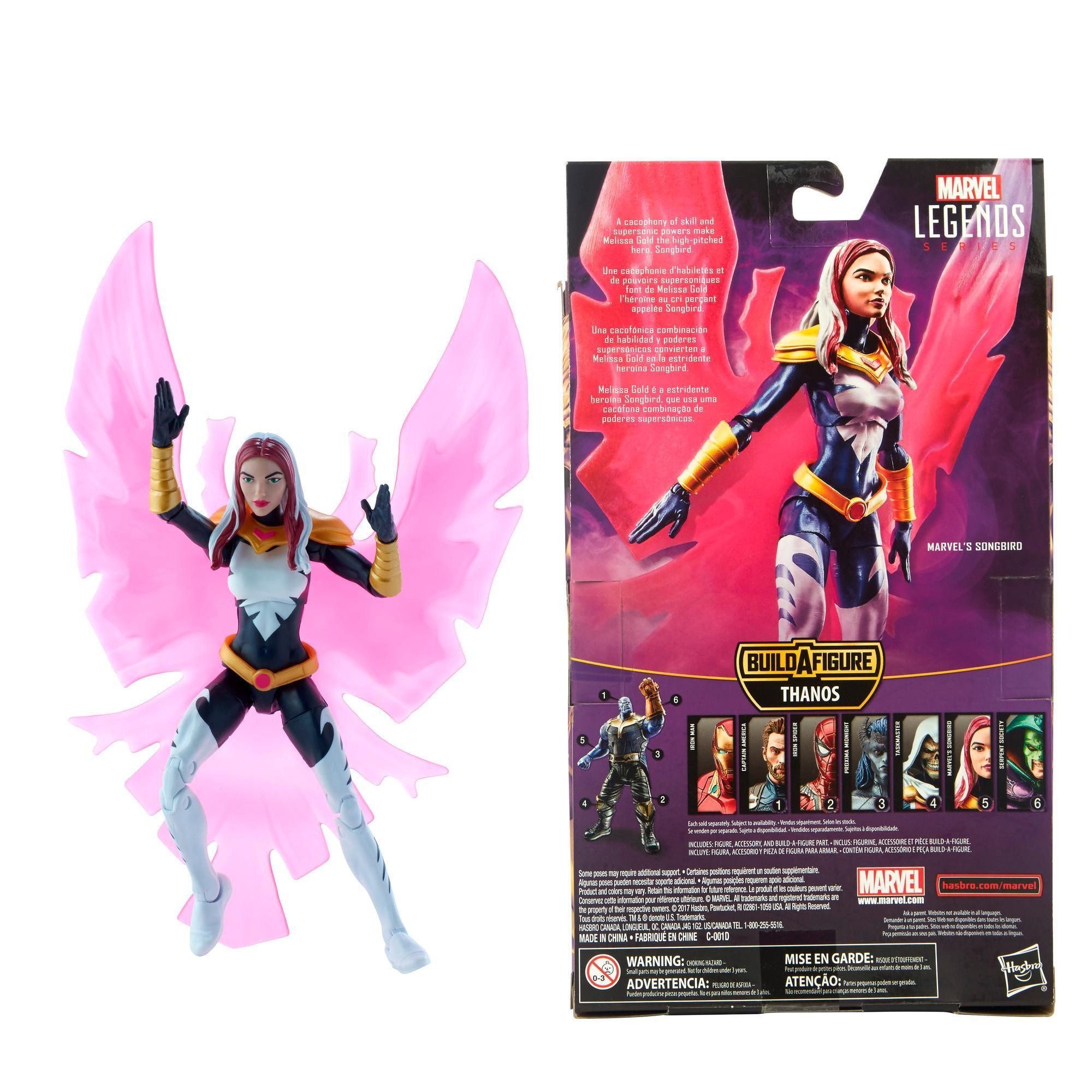 Hasbro Actionfigur AVENGERS INFINITY WAR LEGENDS 15 cm SONGBIRD ACTIONFIGUR