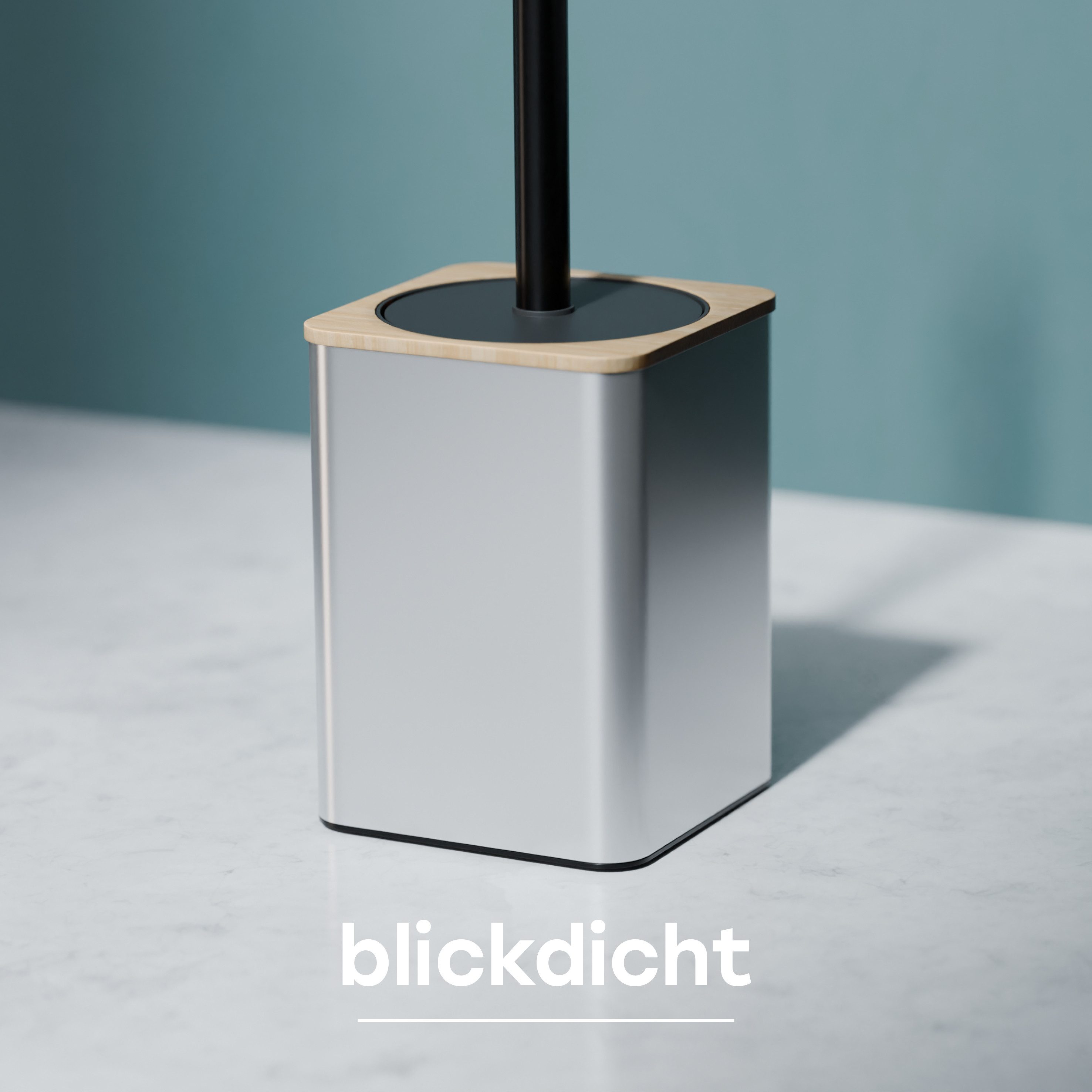 SAVEGA WC-Reinigungsbürste SAVEGA - Klobürste Silikon in Holzoptik, Toilette, WC, Gästewc, Badezimmer, Sanitärraum, (Packung, 2-tlg), Bambus, weich und flexibel,Tropfschutz-Technologie