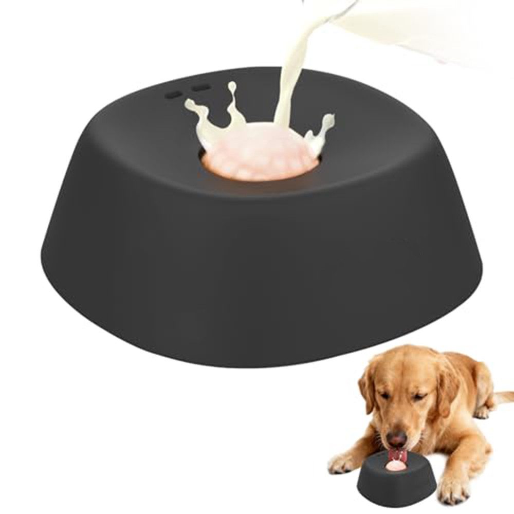 Ledander Futternapf Langsam fressender Hundenapf,geeignet flüssige Leckerlis,rutschfest, Geeignet für große, mittlere & kleine Hunde – für Brühe oder Joghurt