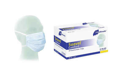 MediTrade Wundpflaster Suavel® Comfort OP-Maske zum Binden, blau