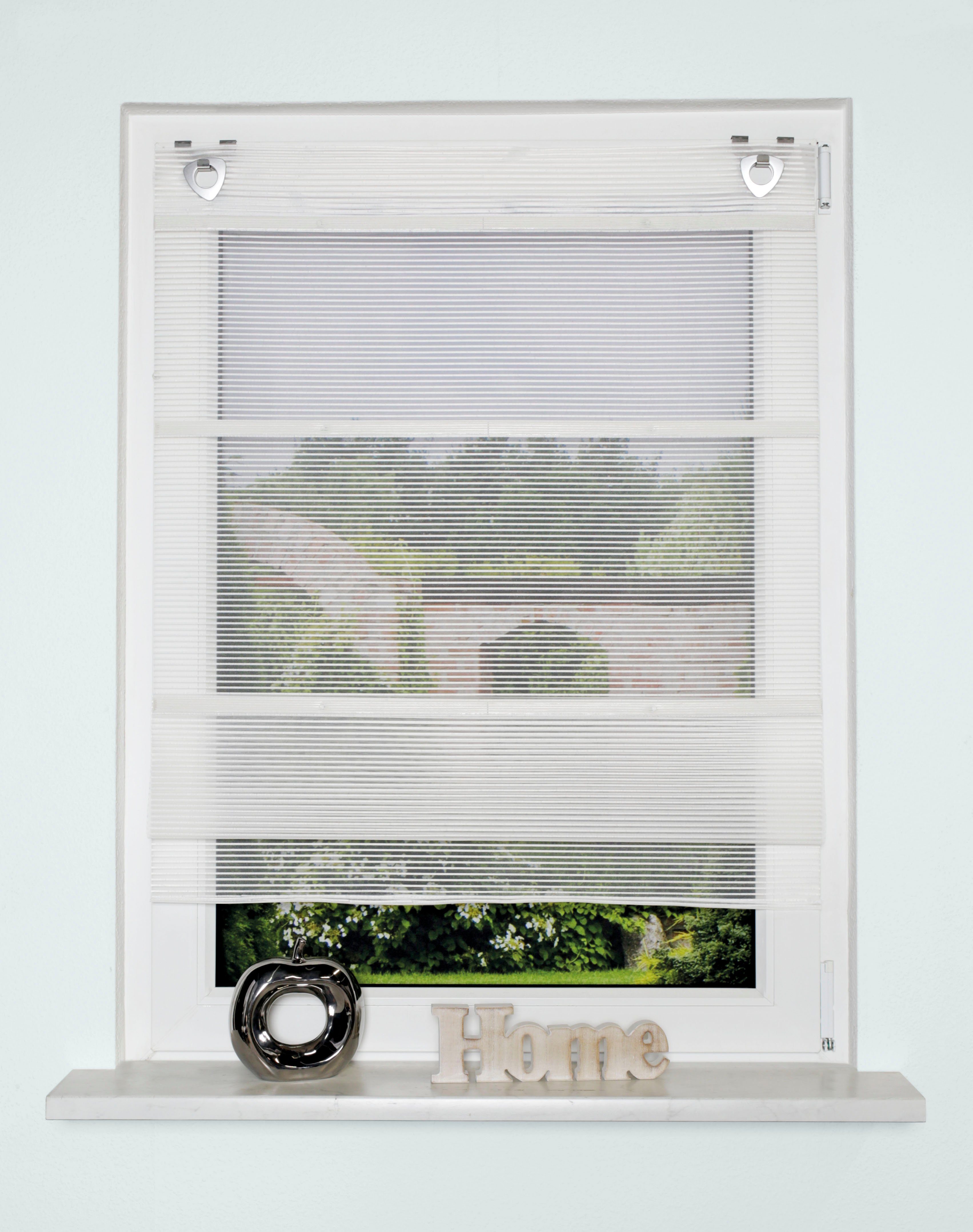 HOME WOHNIDEEN Raffrollo JÖRG, mit Ösen, ohne Bohren, freihängend, Magnetro günstig online kaufen