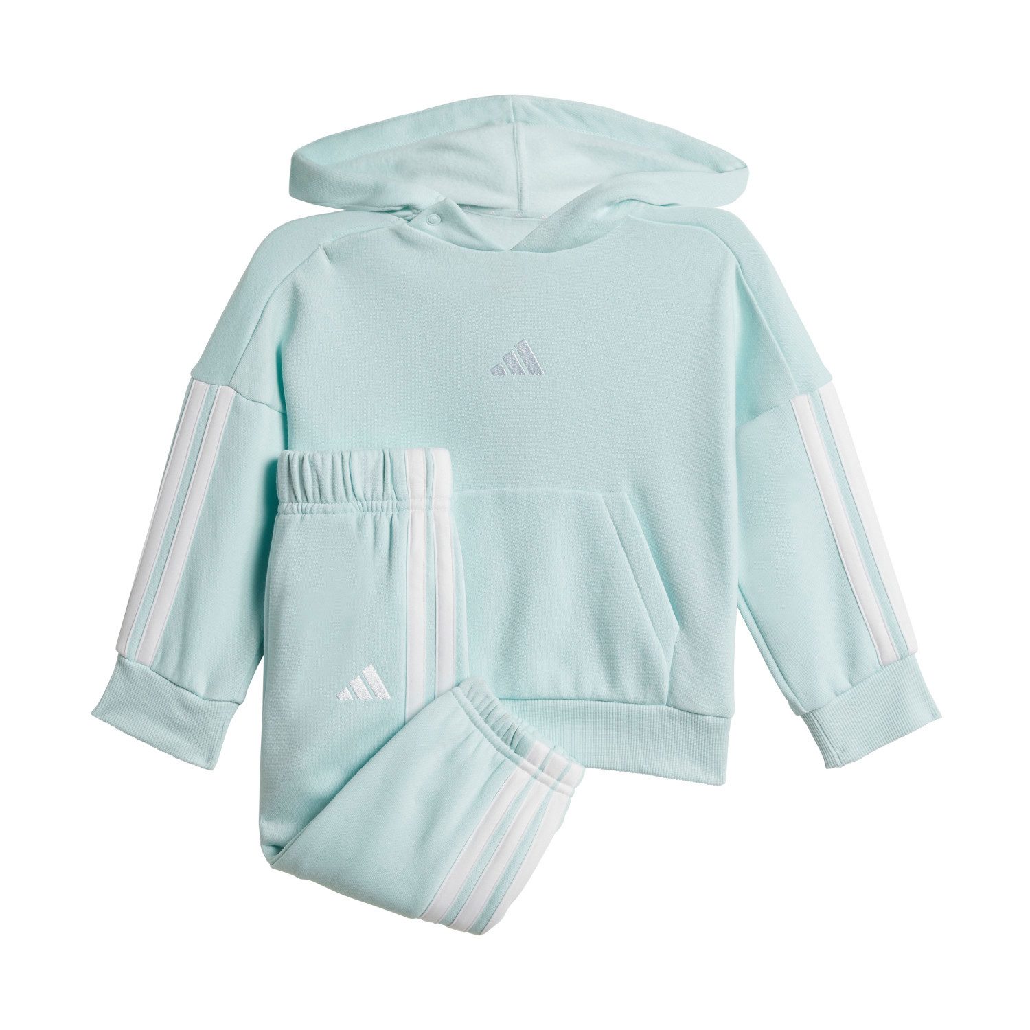adidas Performance Jogginganzug Essentials (Baumwolle-Mischung) mintblau Kleinkinder