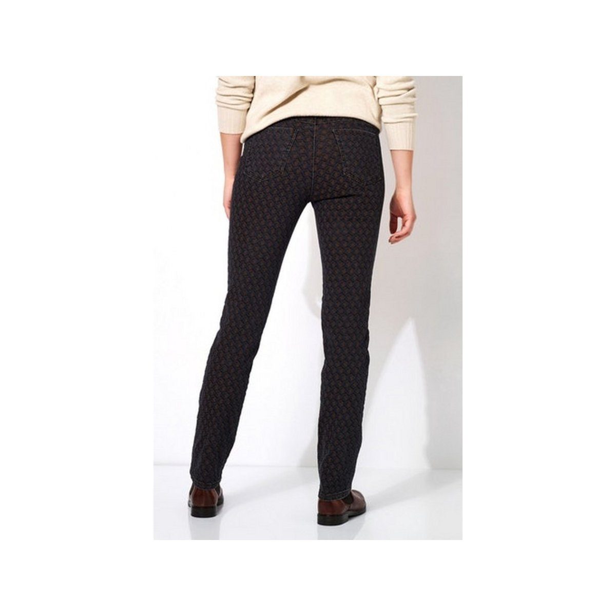 TONI 5-Pocket-Jeans braun (1-tlg)