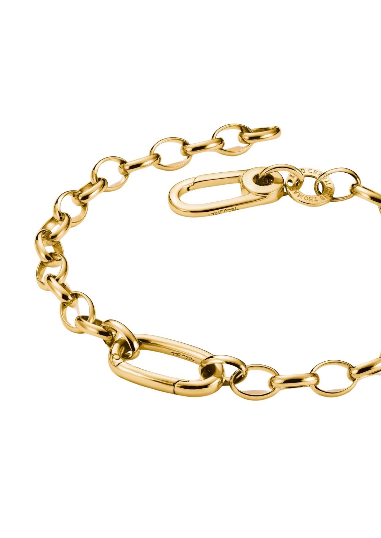 THOMAS SABO Armband Charm-Armband mit vergoldetem Connect-Glied (Set)