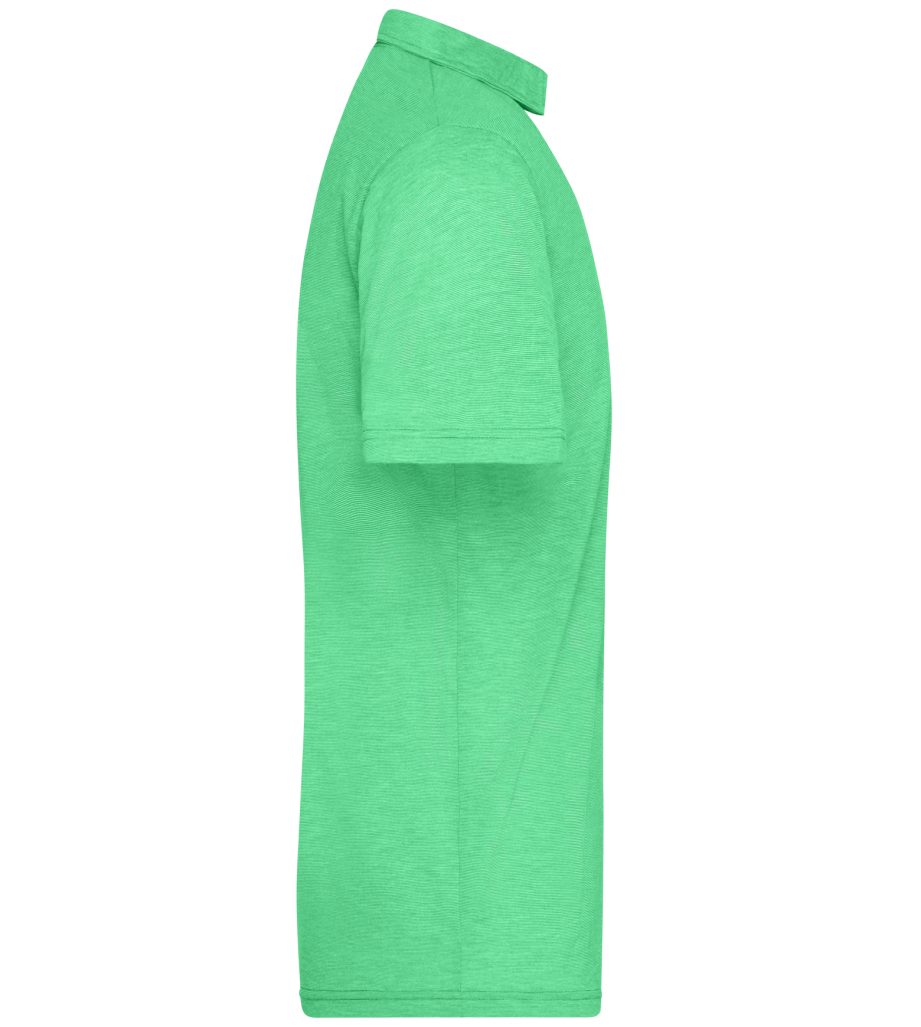 James & Nicholson Herren (Doppelpack, und JN754 Qualität Jersey Single fern-green/white Doppelpack Atmungsaktiv Feuchtigkeitsregulierend Poloshirt im Funktionspolo 2er-Pack)