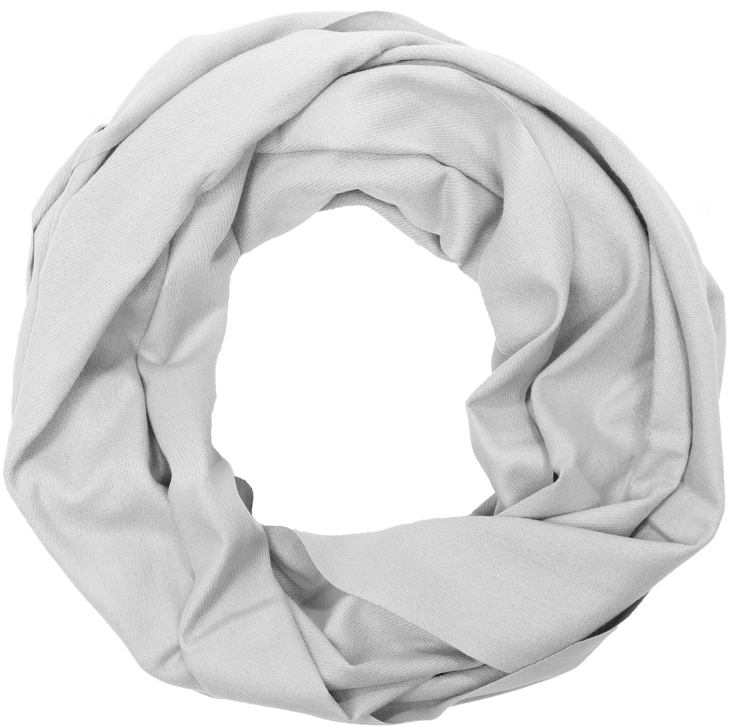 BRUBAKER Schal Cashmirillo Kuschelschal 30/40 x 180 cm Lang Leicht Warm Kuschelig, (Uni-Farben, 1-St. Herbst und Winterschal), Stola Tuch Schal mit Fransen für  – Bild 5 von 5
