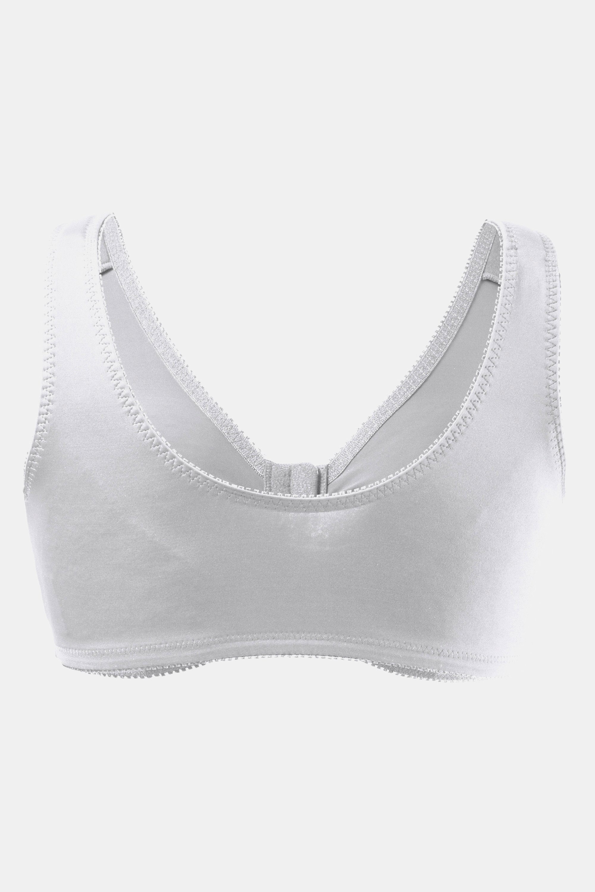 Cup Vorderverschluss Popken Bustier C/D weiß Ulla Bustier