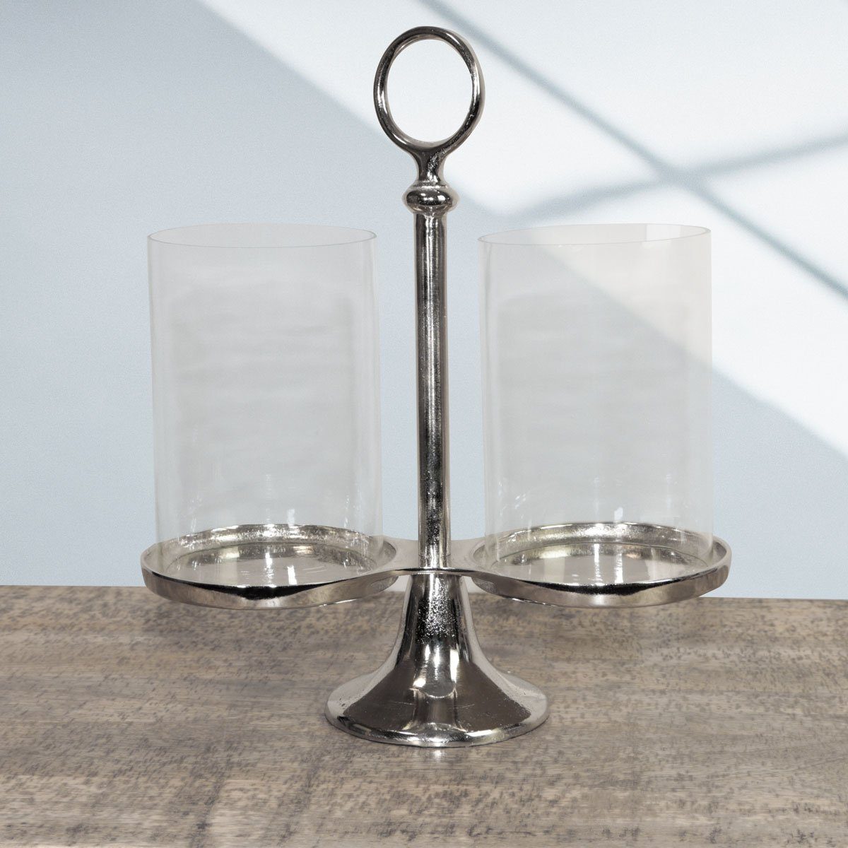 Set Mit 4 Edelstahl Kerzenhaltern – 6,5 Cm Durchmesser, Für Teelichter & Kerzen Bis 6 Cm, Silber